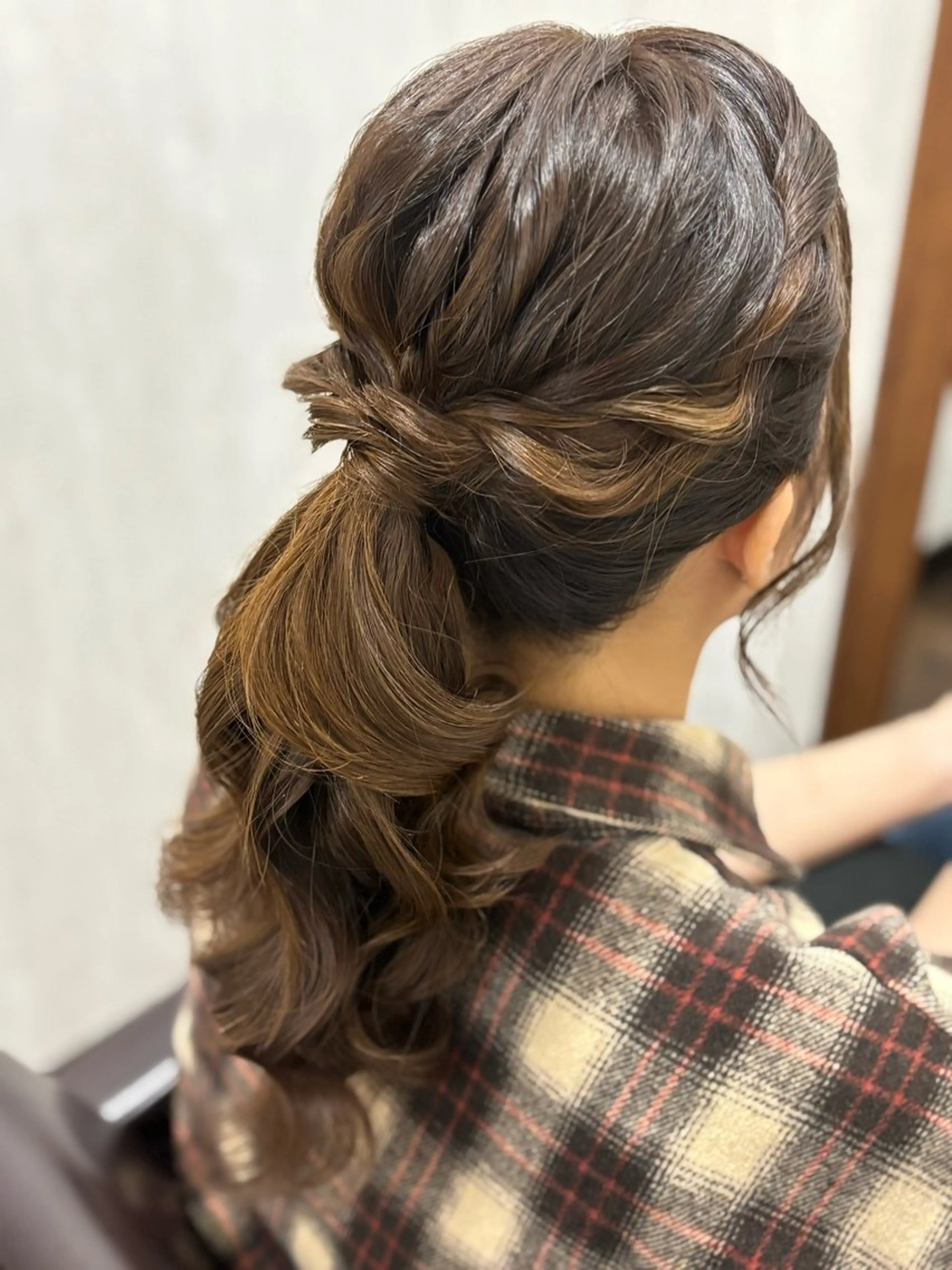 セミロング ヘアアレンジ カラーモデル募集 ☘️もえな☘️のヘアスタイル