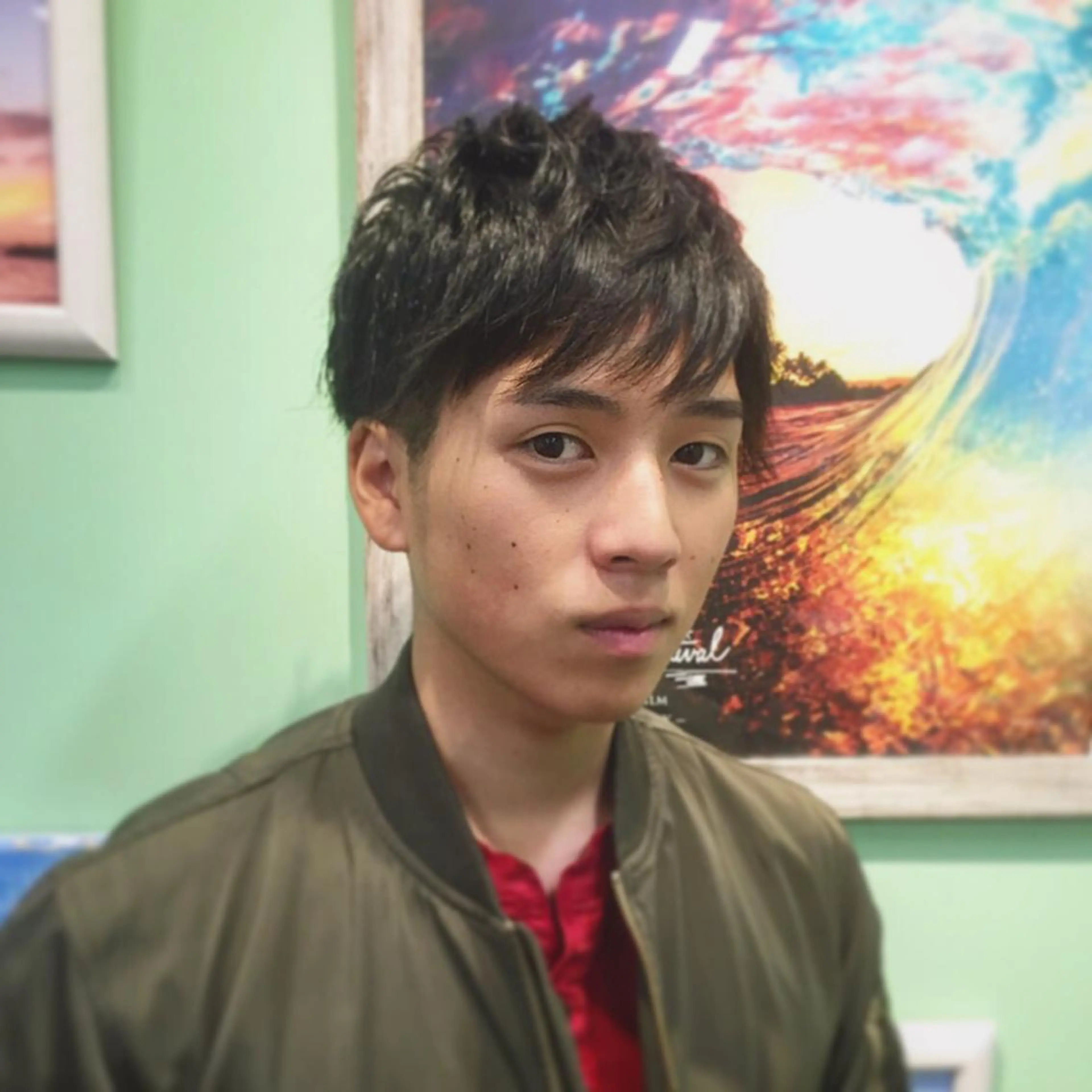 ショート メンズ 榎本 稔久のヘアスタイル