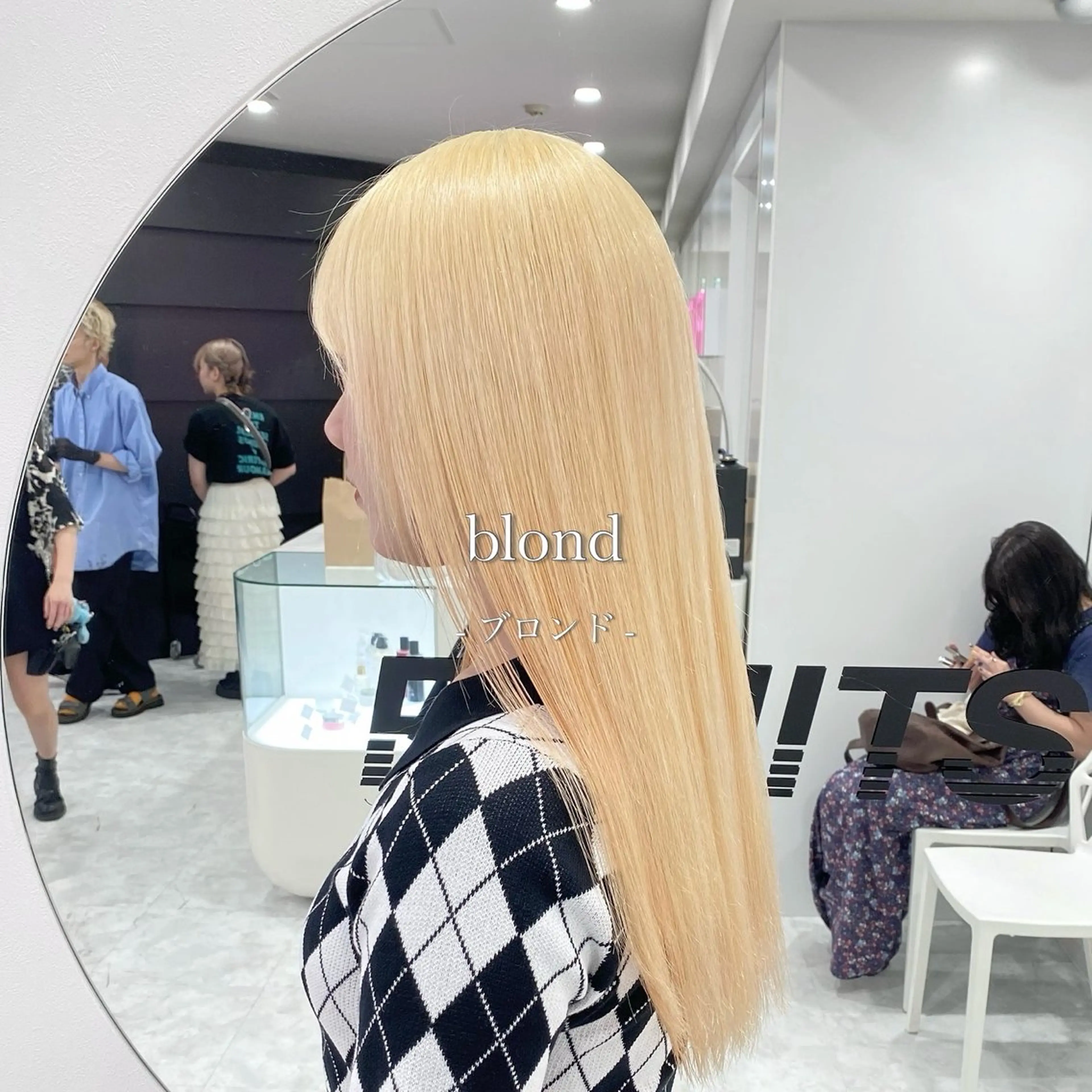 ロング カラー ヘアカラー トリートメント ヘアセット 色落ち綺麗🩰ハイ トーン🎀RINKAのヘアスタイル