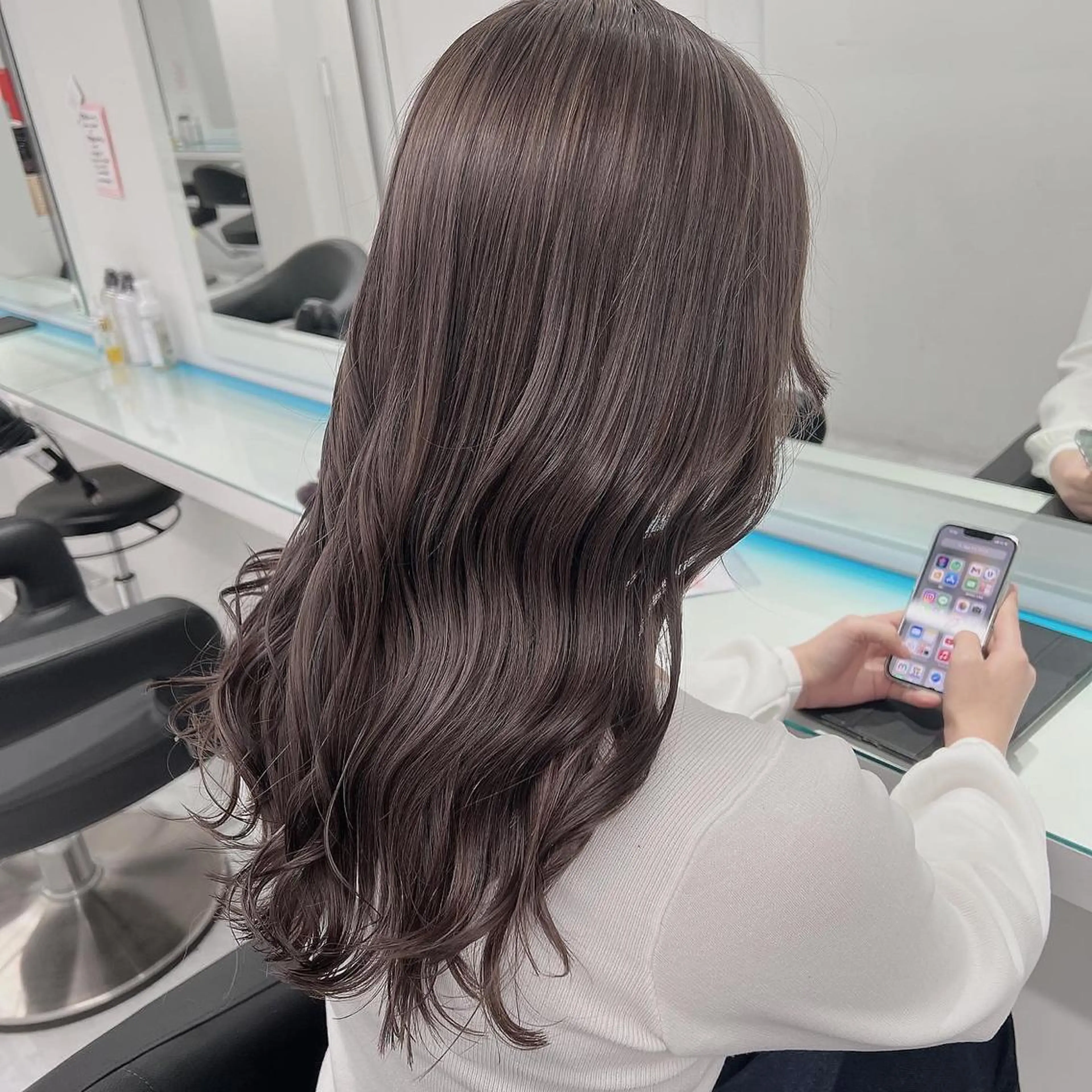 ロング カラー ヘアアレンジ ダブルカラー｜ なおき｜池袋美容師のヘアスタイル