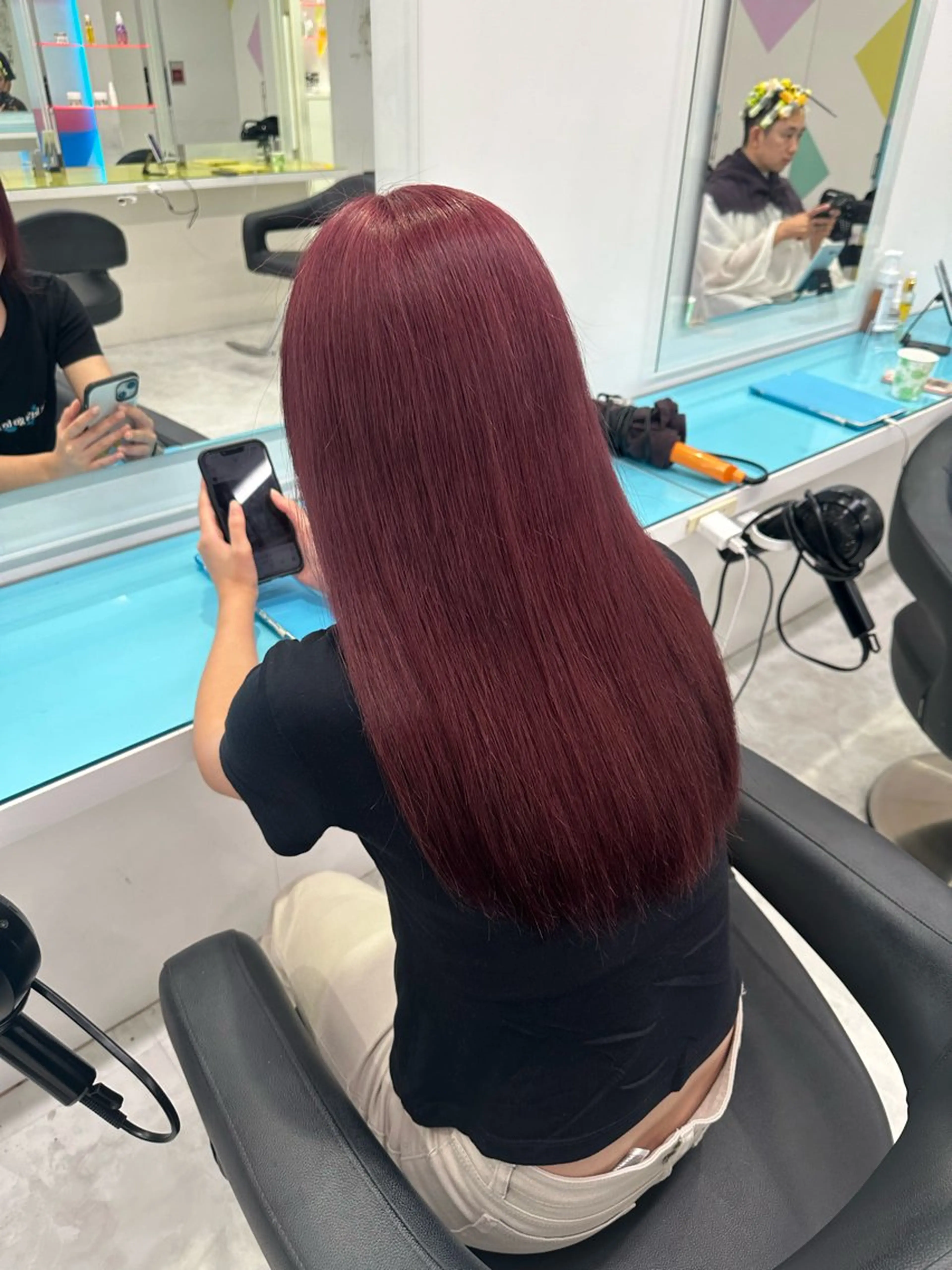 ロング カラー ヘアアレンジ メンズ ヘアカラー トリートメント ヘッドスパ ヘアセット 🌈トレンドヘア 🌈WATARU🌈のヘアスタイル