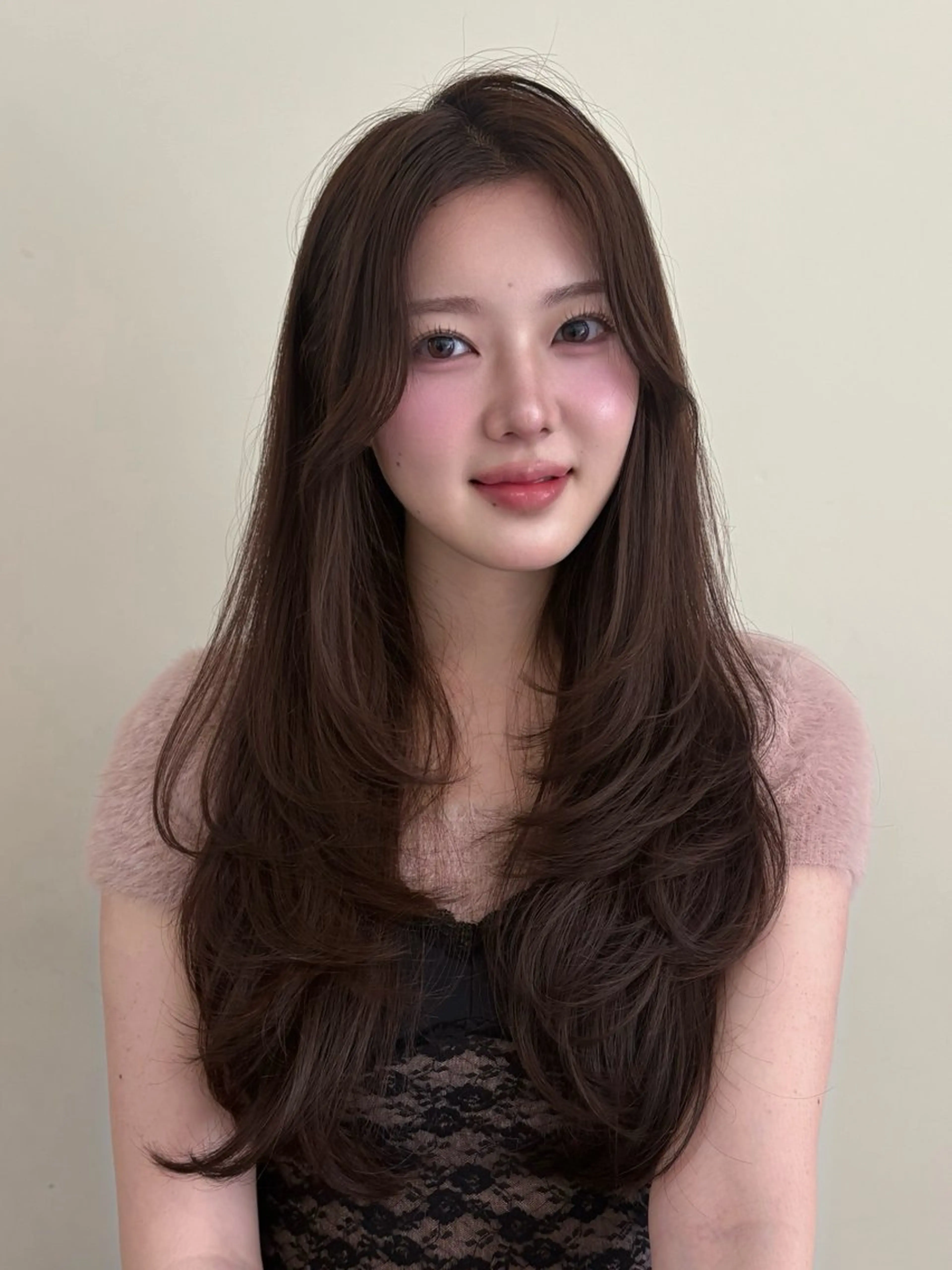 ロング ヘアカラー レイヤーカット/ Jilblanアオイのヘアスタイル