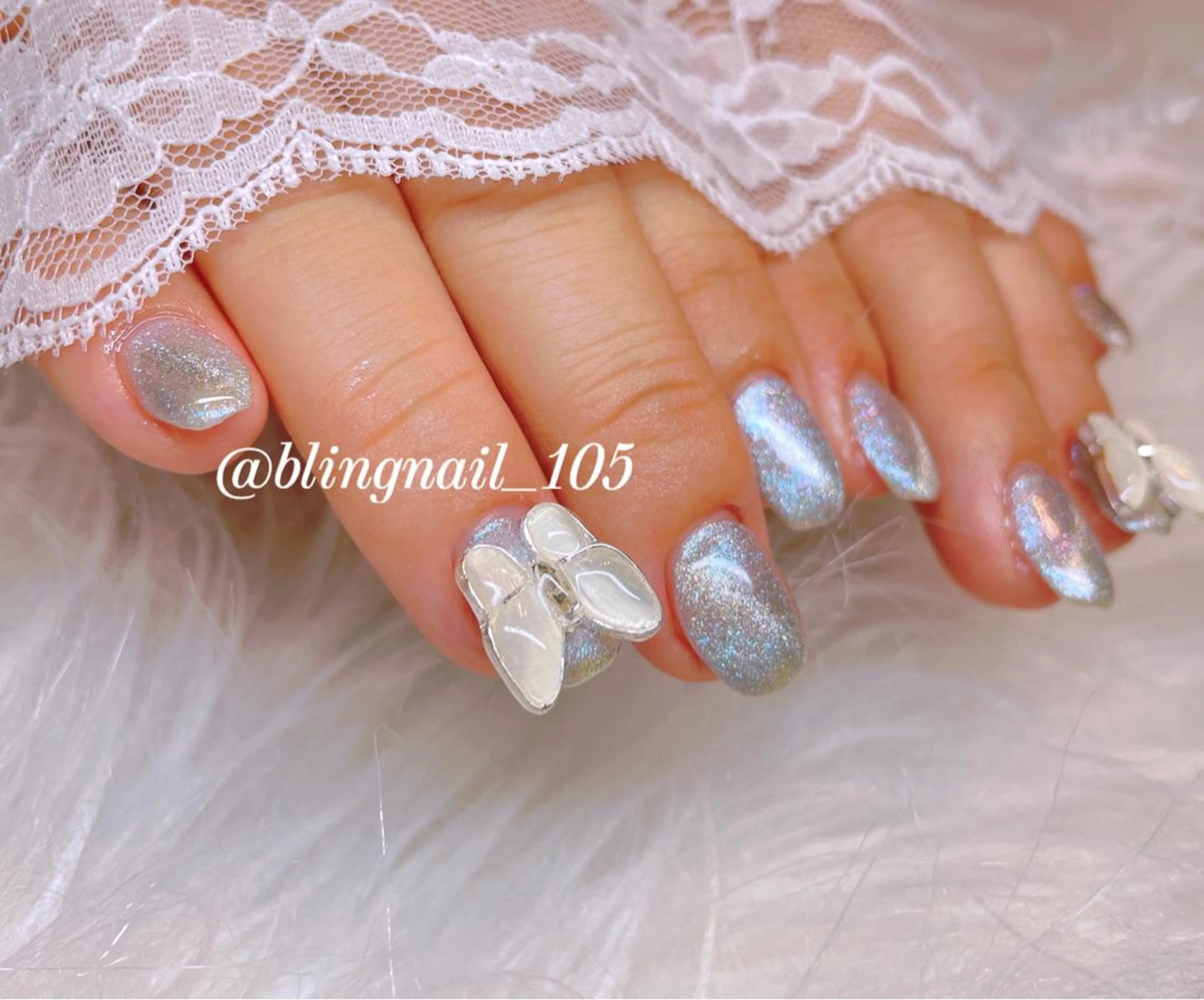 ネイル 23時まで❤︎韓国、 ワンホンネイルのネイルデザイン