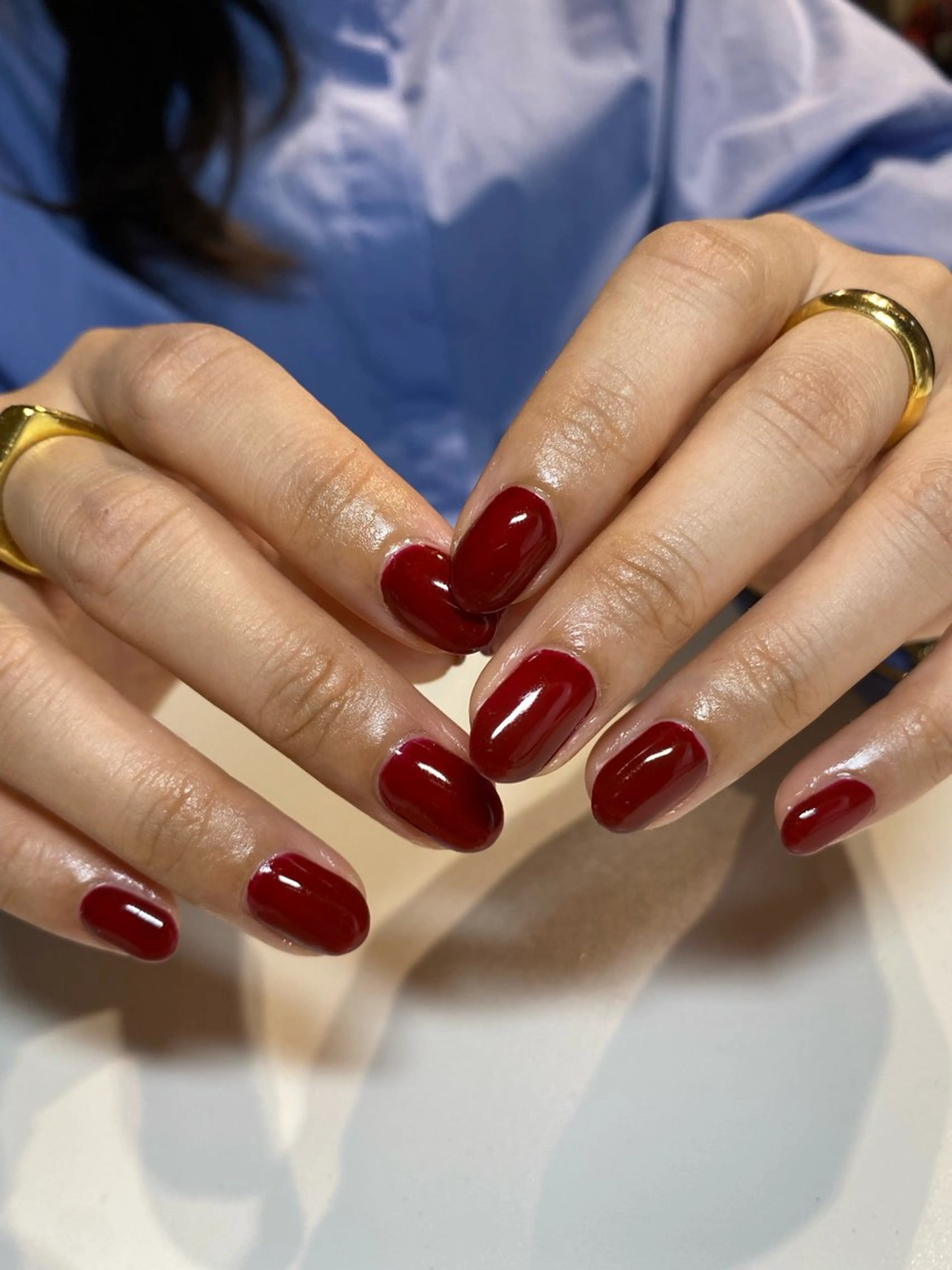 ネイル フットネイル フレンチネイル ジェルネイル グラデーション マグネットネイル misa🫧ナチュラ ル縮毛矯正/髪質改善のヘアスタイル