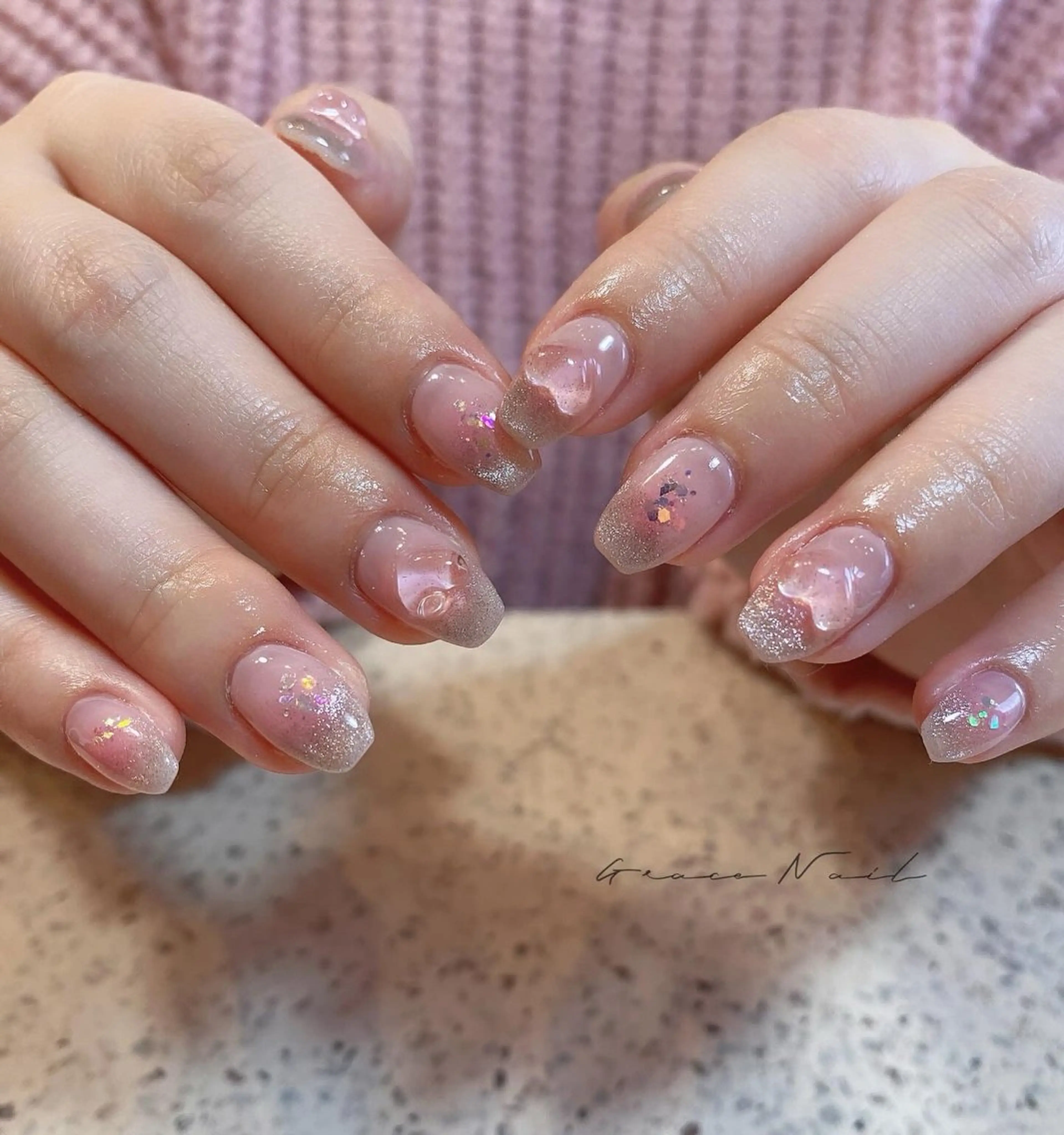 ネイル ハンドネイル ☆*。Grace Nail。*☆のネイルデザイン
