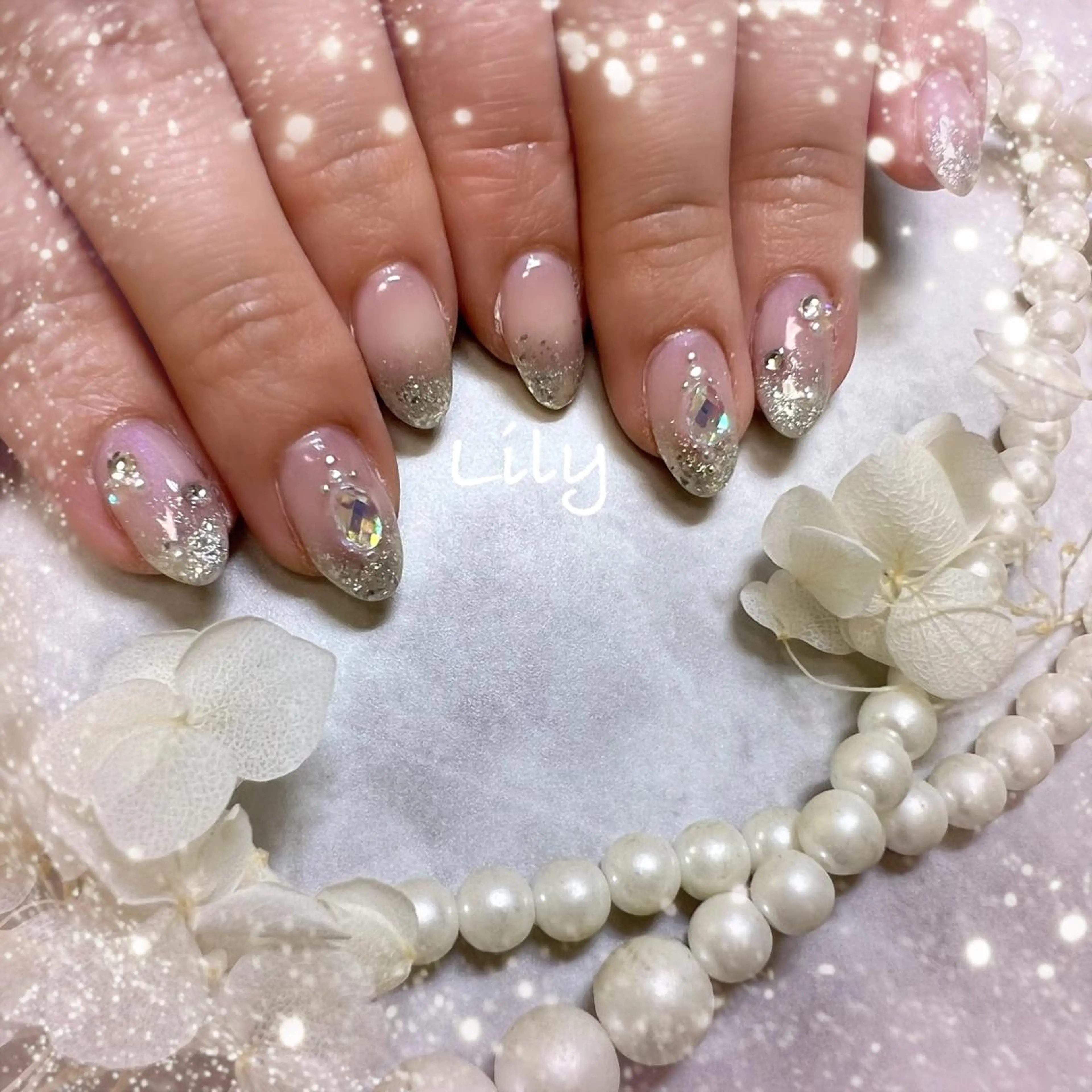 ネイル ハンドネイル Lily*nail 🌻Mii🌻のネイルデザイン
