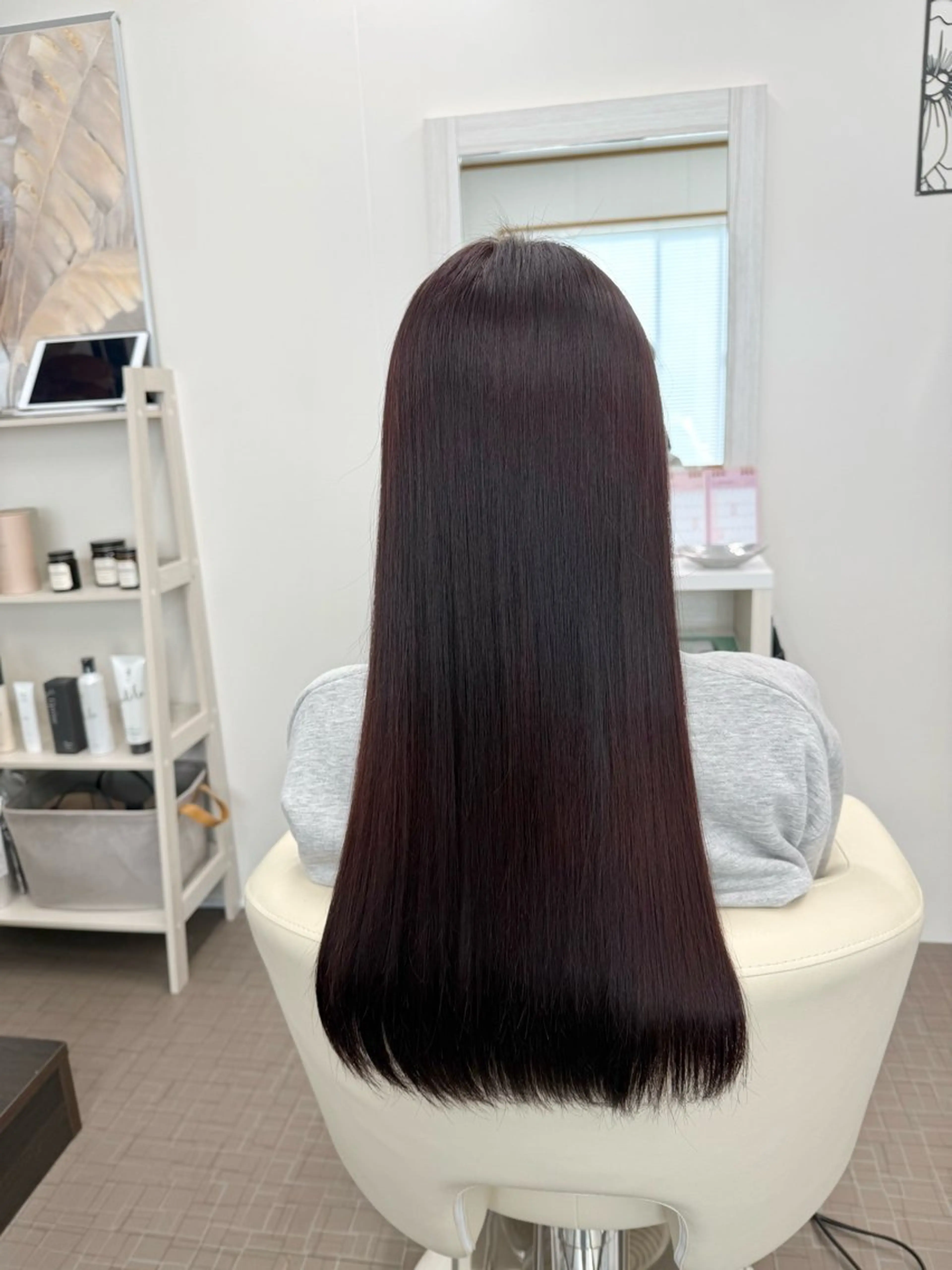 ロング カット ヘアカラー charme paris所属・フジワラ ヤスのヘアスタイル