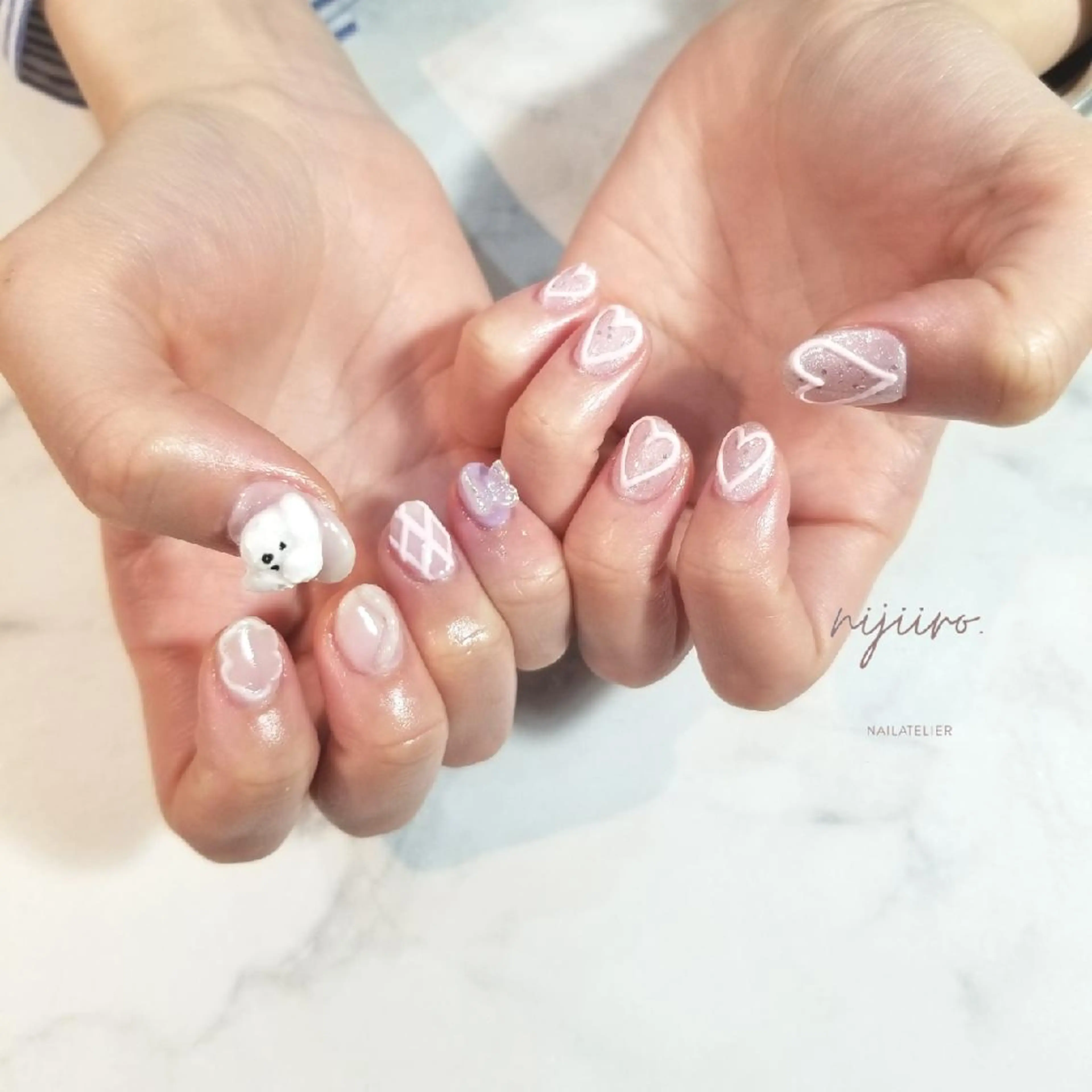 ネイル 持ち込み ハンドネイル nijiiro🌈 サトウのネイルデザイン