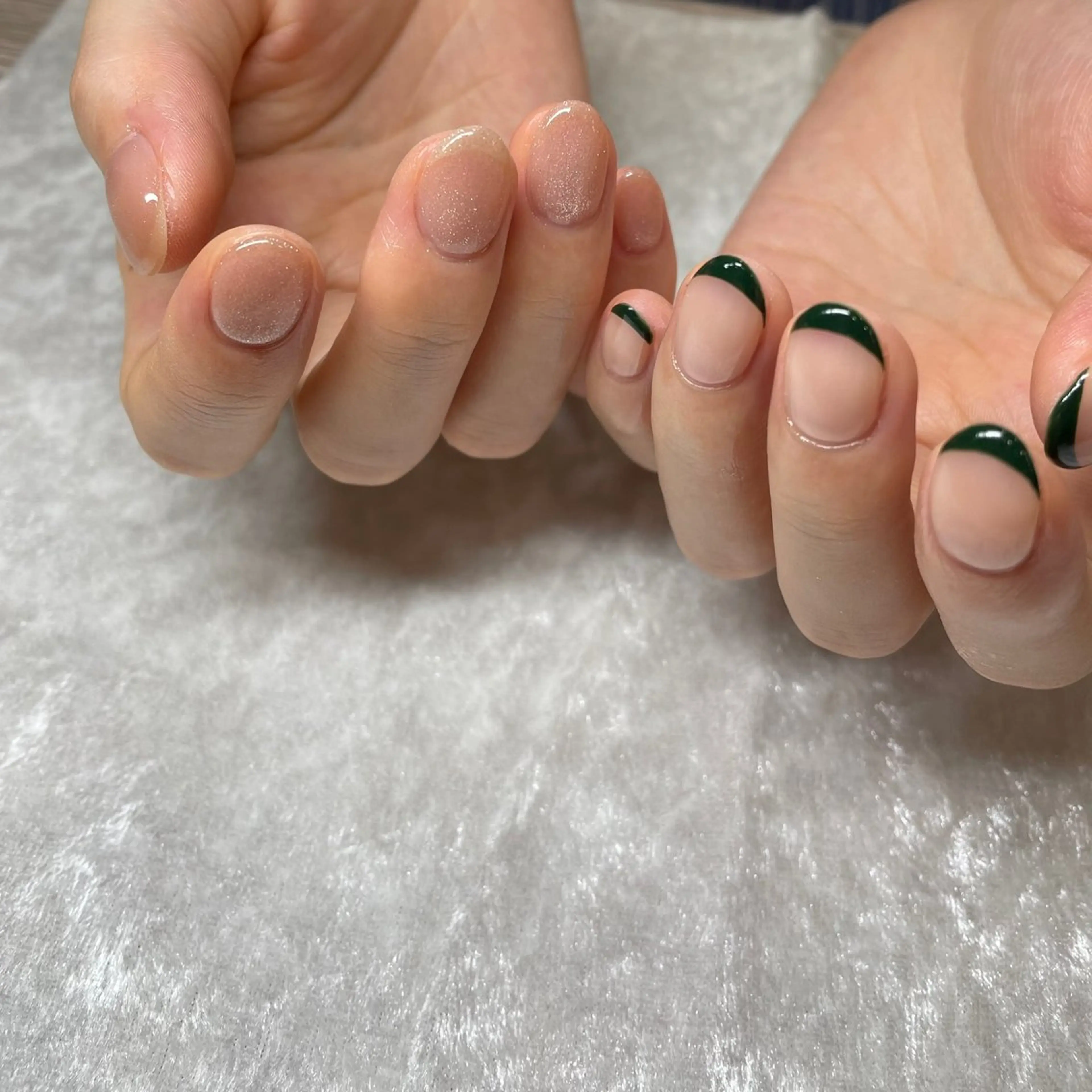 ネイル ニュアンスネイル シンプルネイル ハンドネイル mi / 三軒茶屋 nuanceのネイルデザイン