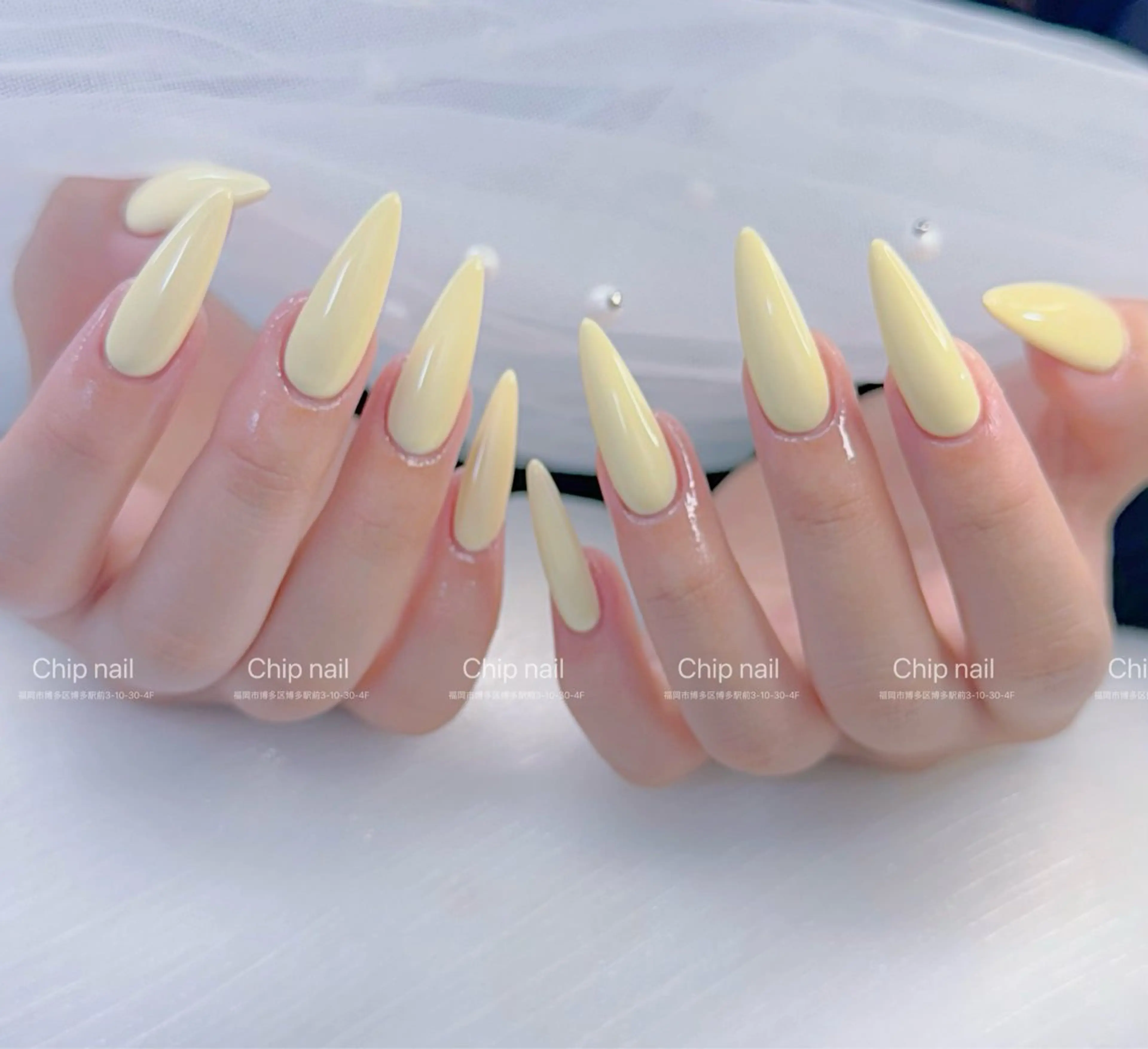 ネイル ロングネイル ハンドネイル chibi nailのネイルデザイン