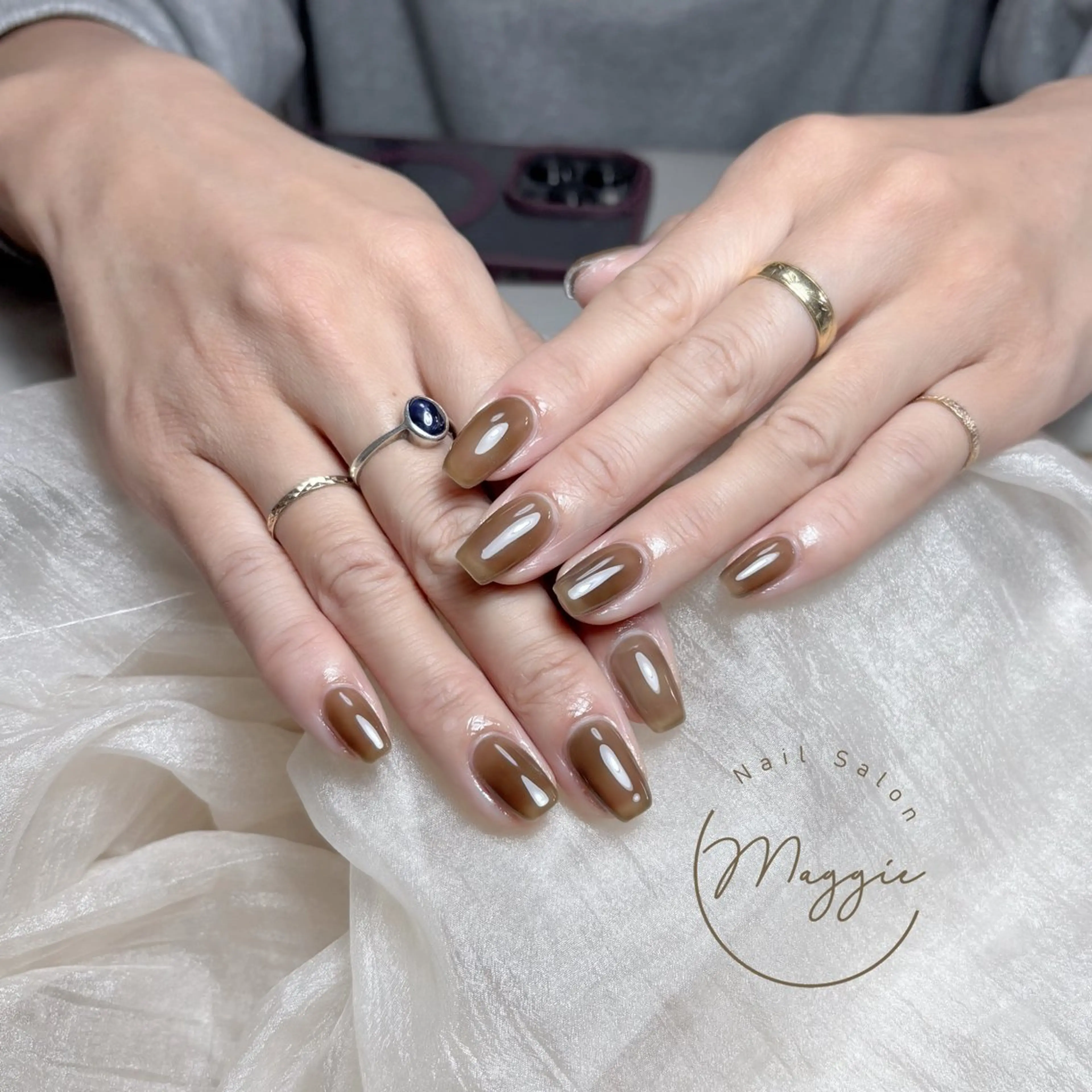 ネイル ワンカラーネイル ハンドネイル Ti miのネイルデザイン