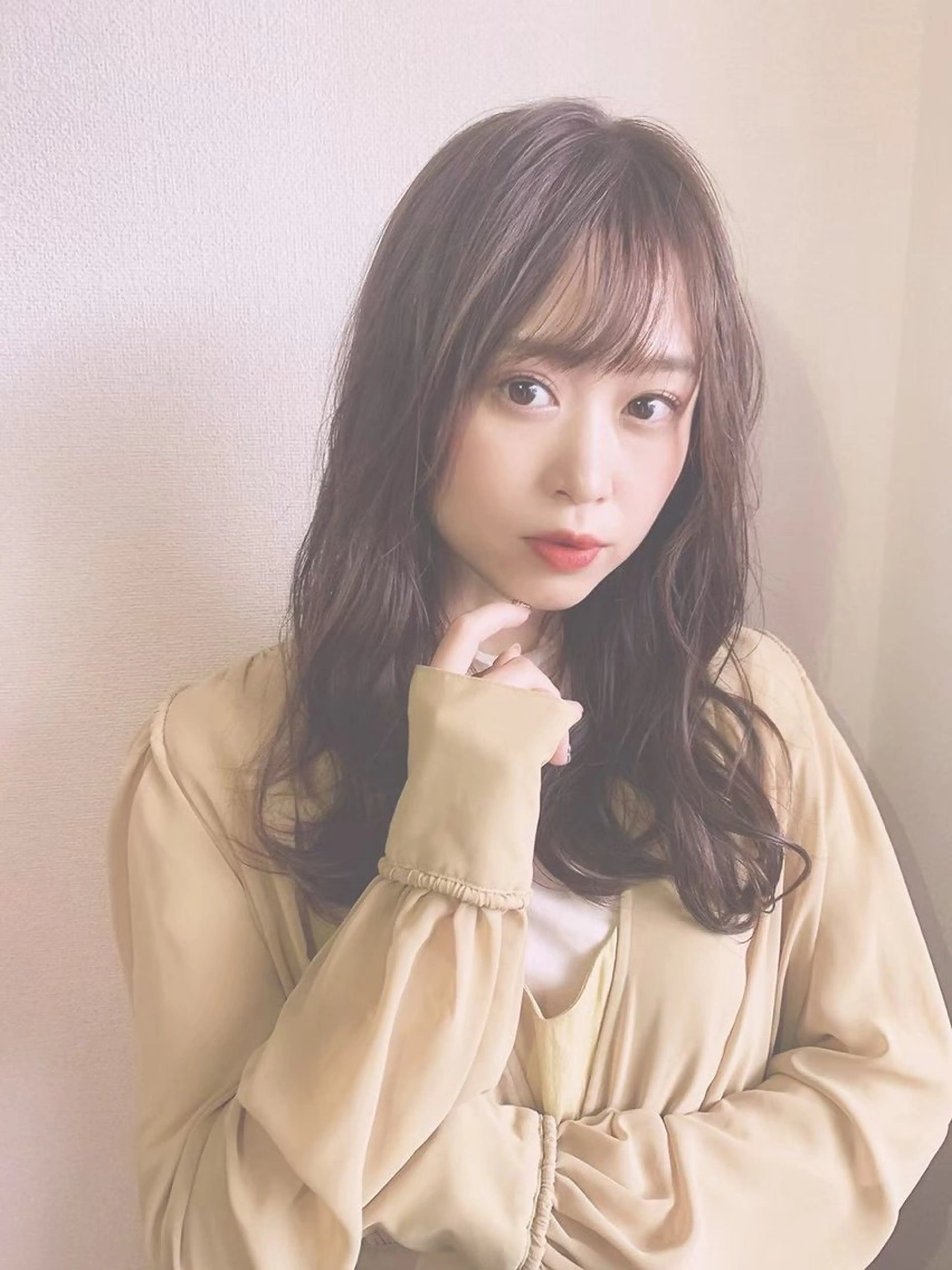 ロング カラー 🩷愛咲🩷レイヤー /透明感カラーのヘアスタイル