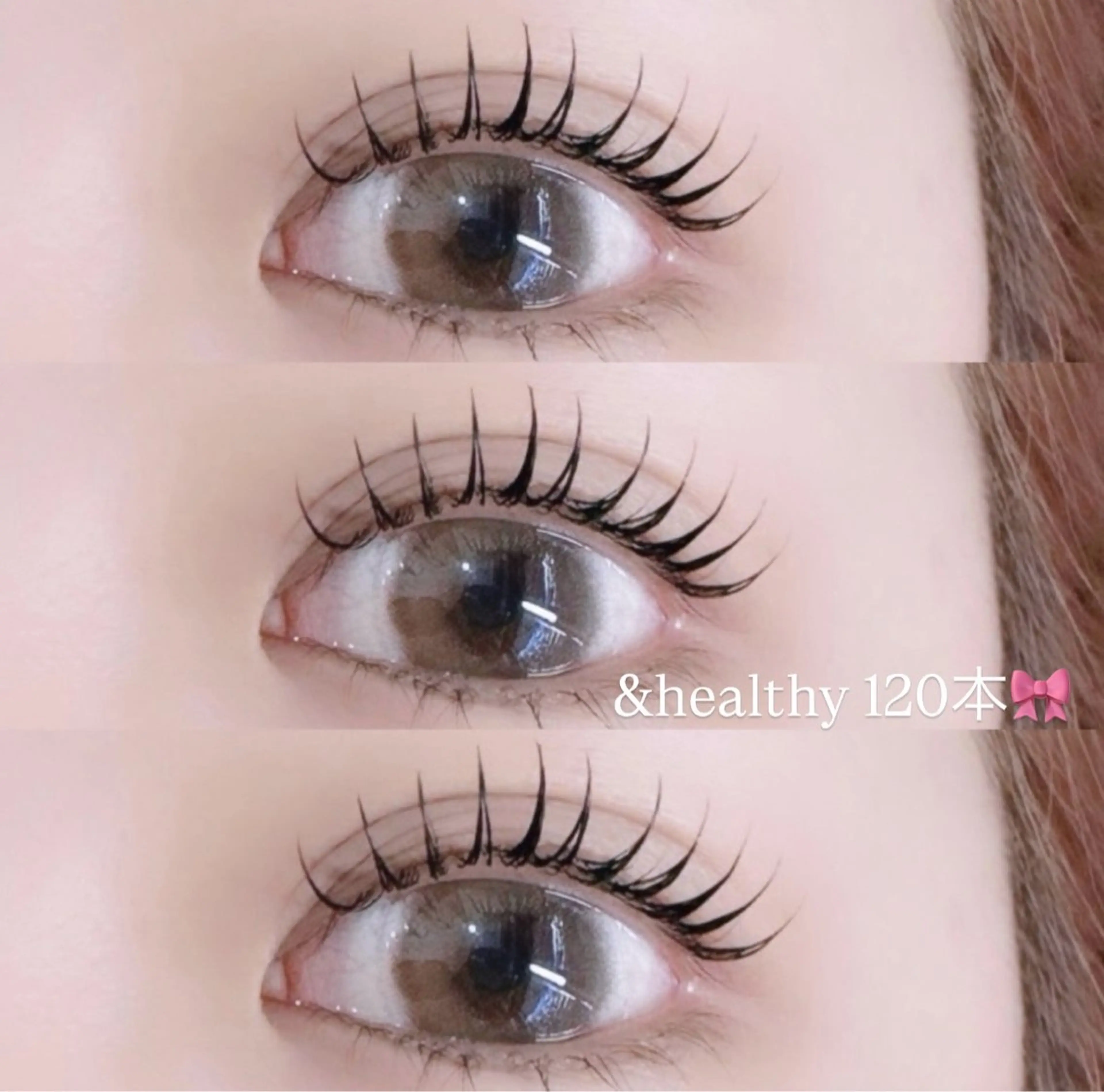【4月来店限定】 & healthy🎀 Flat lash 80本までの写真