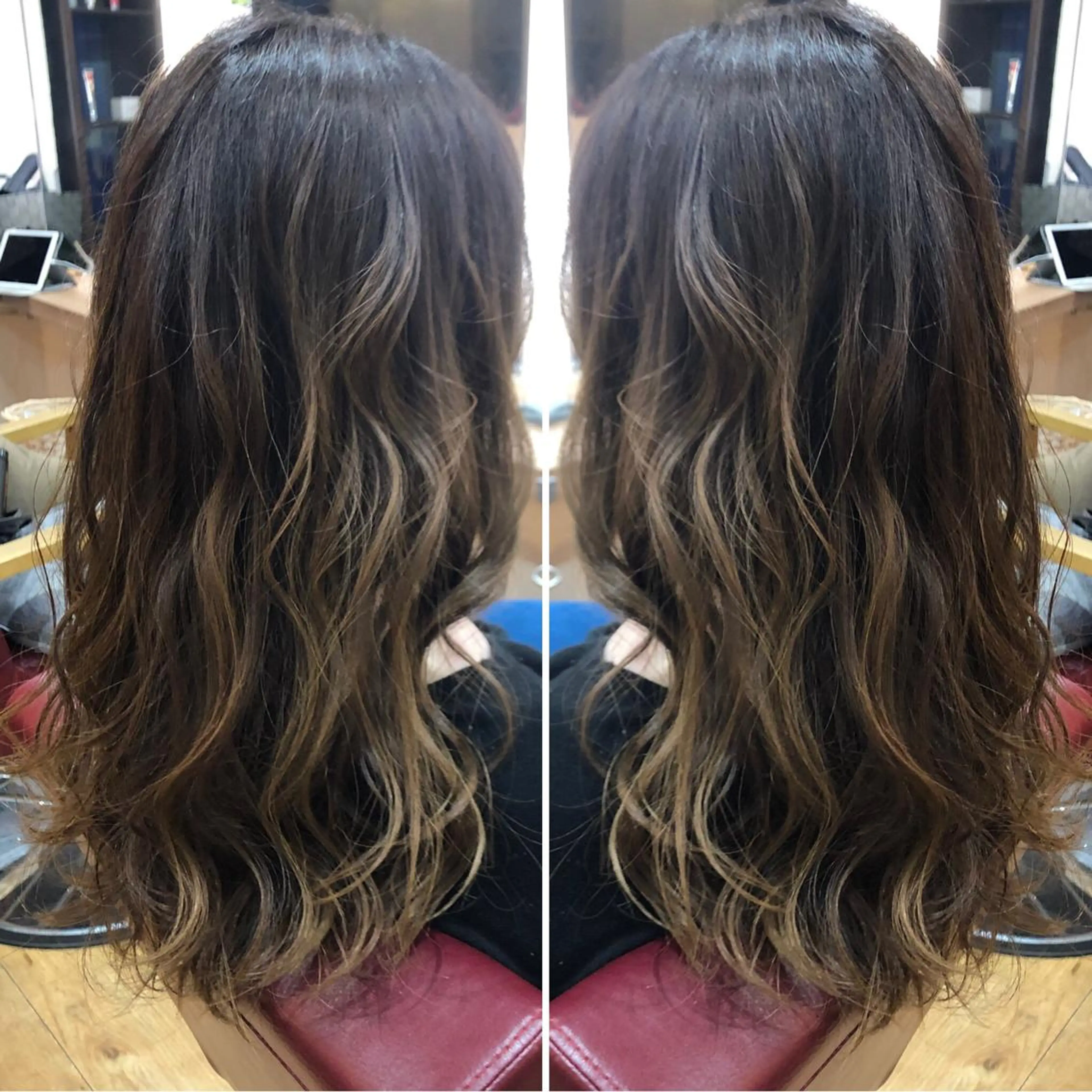 ロング カラー グレージュ ish by fan .代表✂️木谷宏夢のヘアスタイル