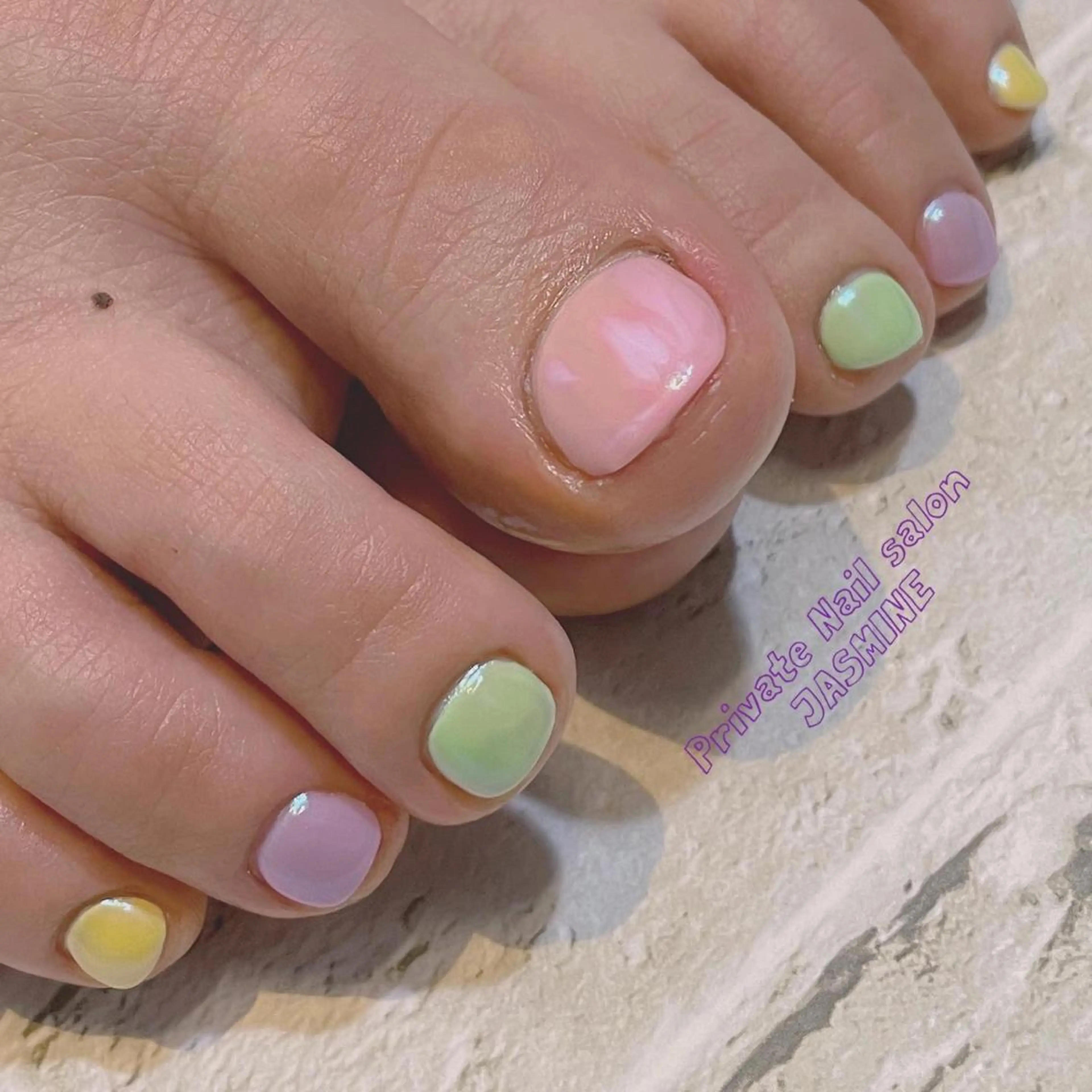 ネイル オーロラネイル Nail salon JASMINEのネイルデザイン