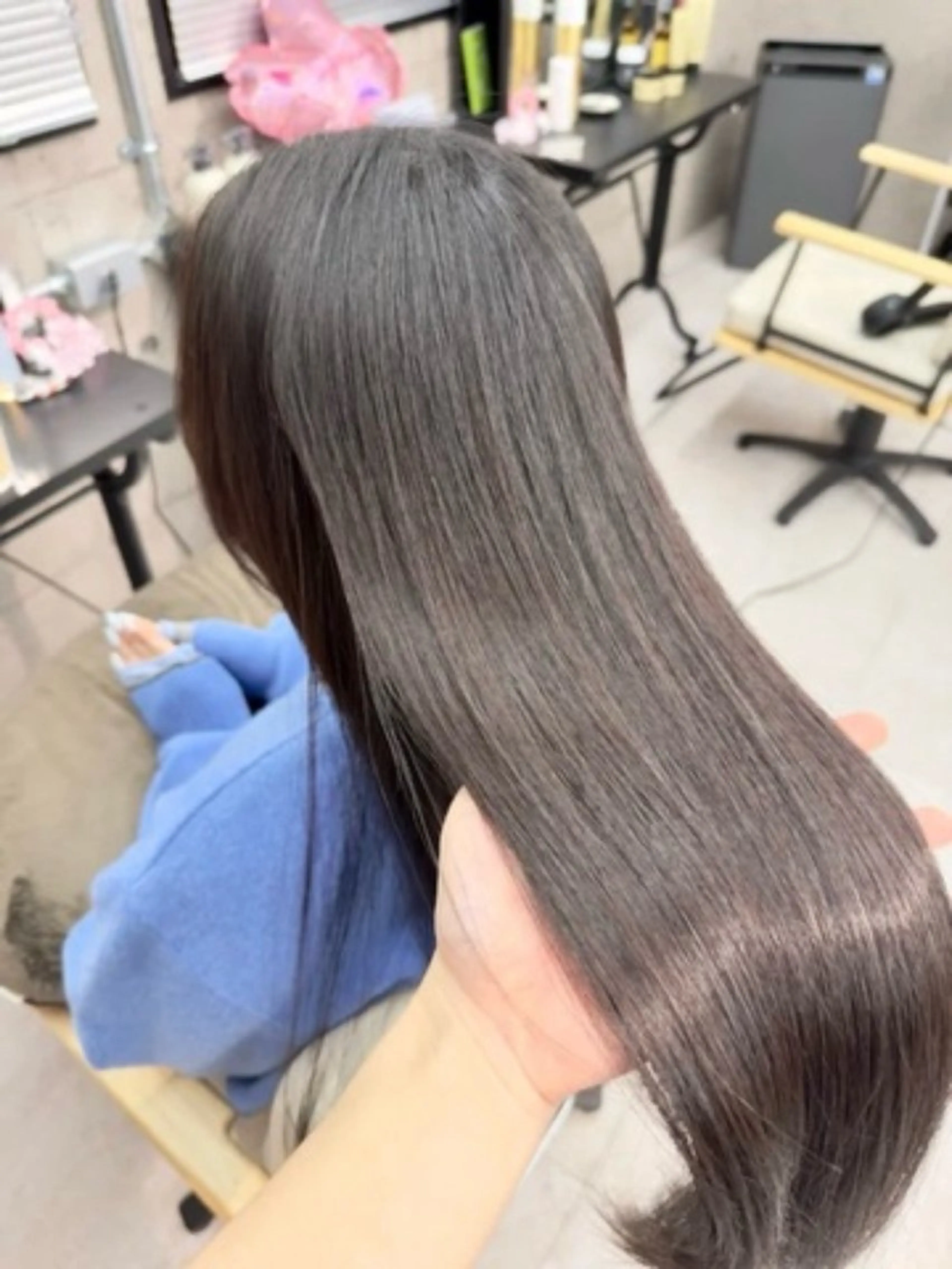 ロング カラー パーマ 🌸東中野/髪質改善 美髪矯正/櫻井🌸のヘアスタイル