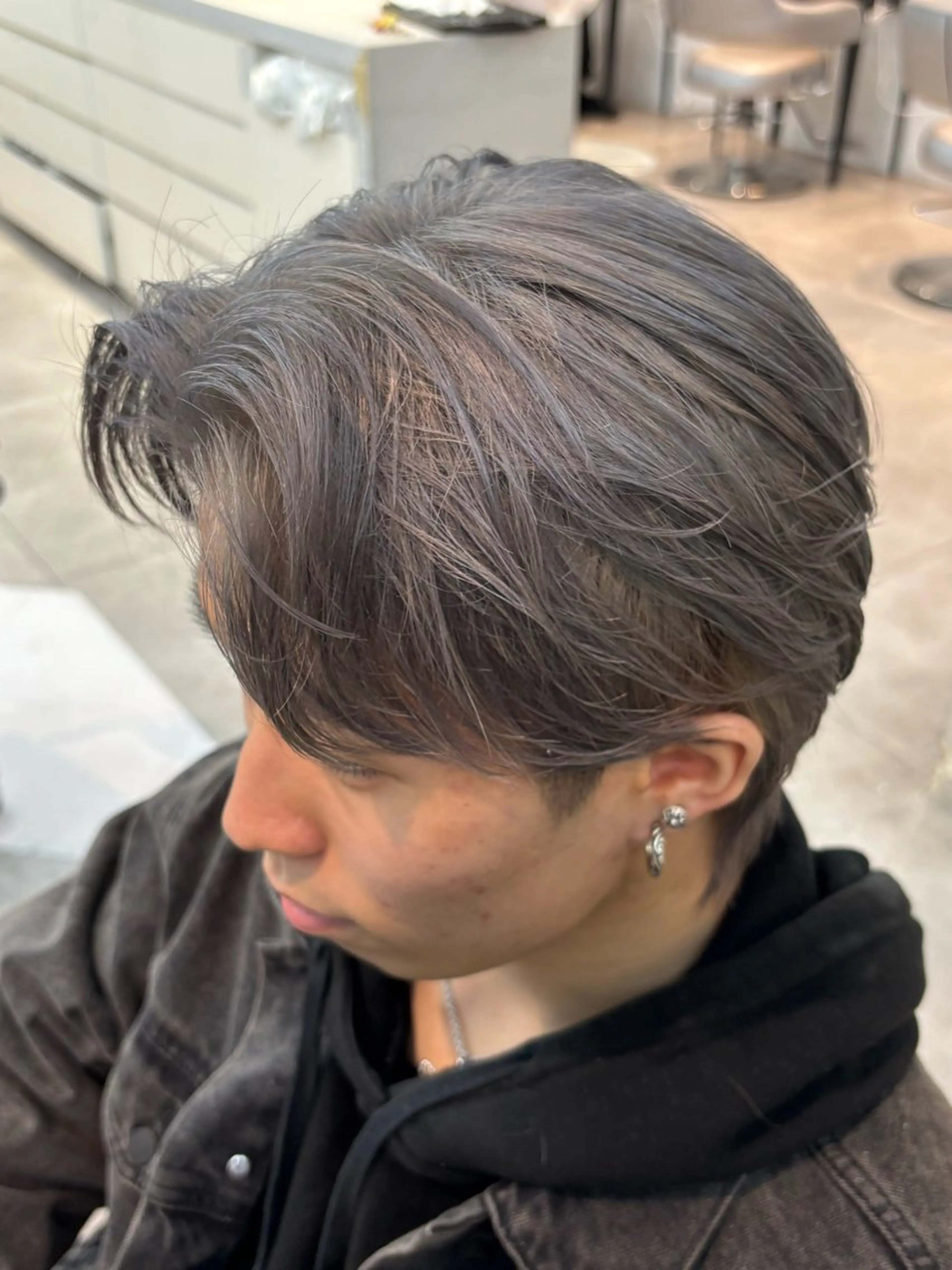 カラー メンズ ヘアカラー メンズパーマ/ メッシュ📍ﾕﾘのヘアスタイル