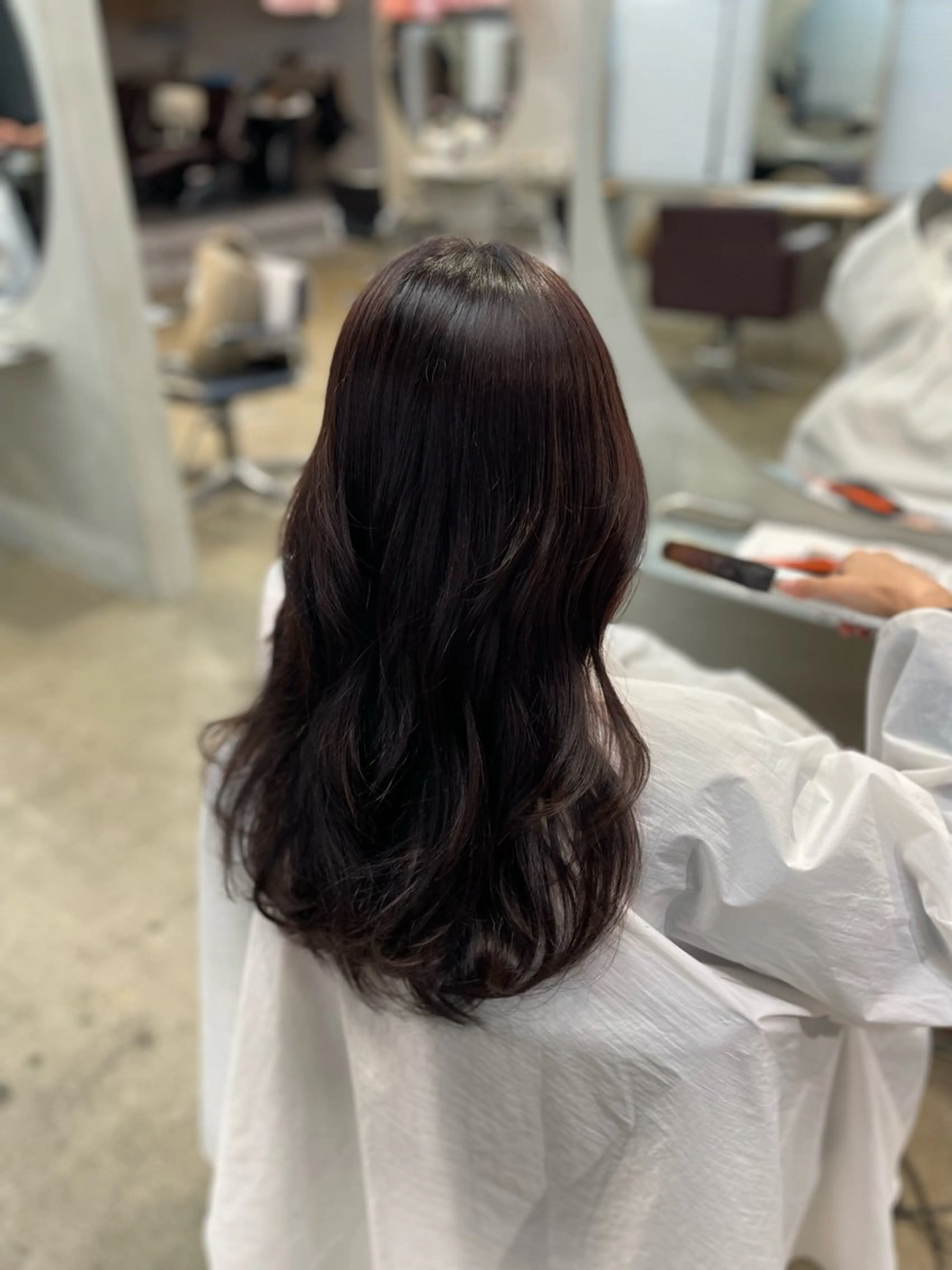 ロング カット ヘアカラー cuore/ みく/艶カラーのヘアスタイル