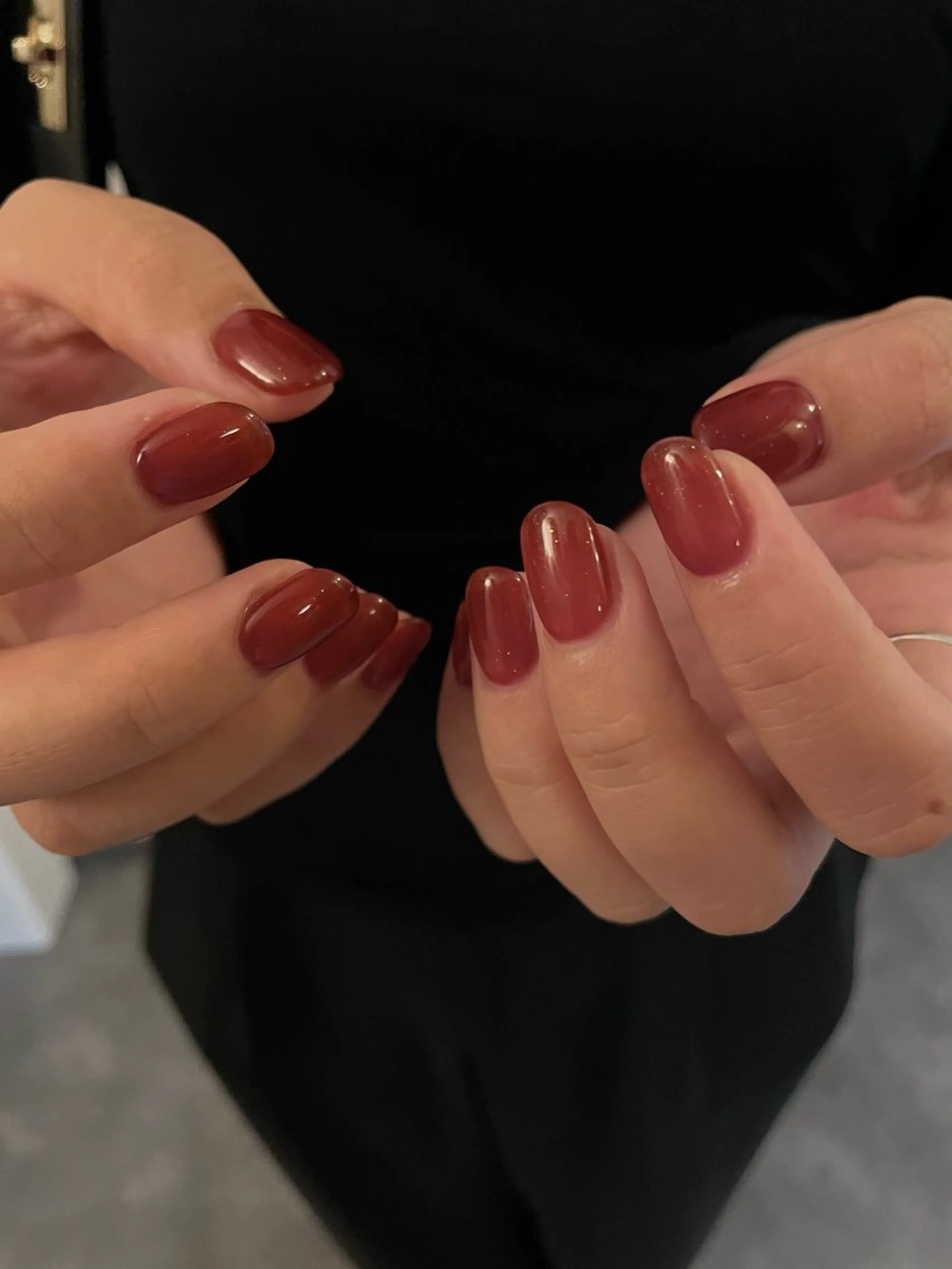 ネイル ワンカラーネイル ハンドネイル roof nailのネイルデザイン
