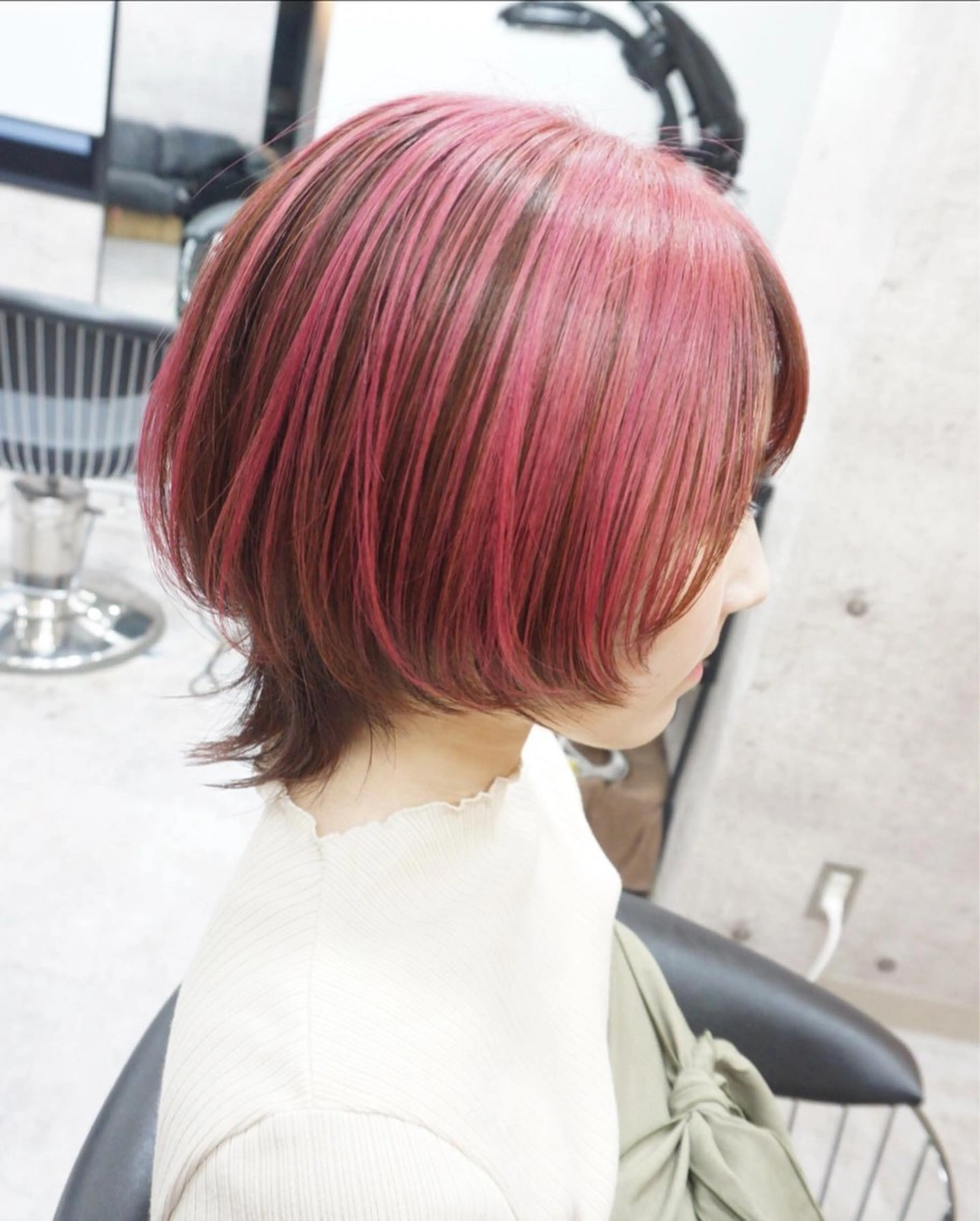 ショート ショートヘア ウルフカット カット ヘアカラー トリートメント hair teria ryu 大塚のヘアスタイル