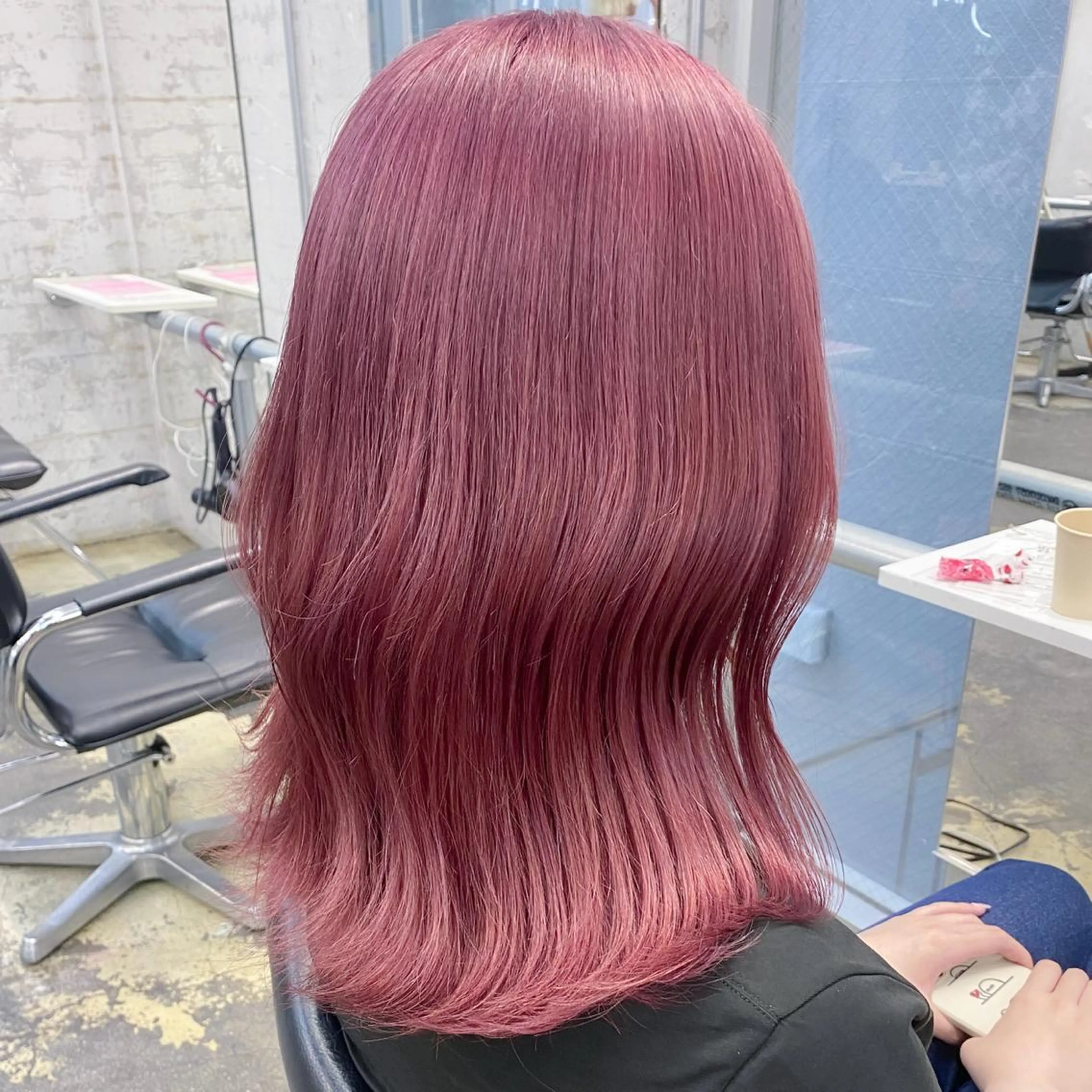 セミロング カラー 💗💗韓国レイヤー yu-ki💗💗のヘアスタイル