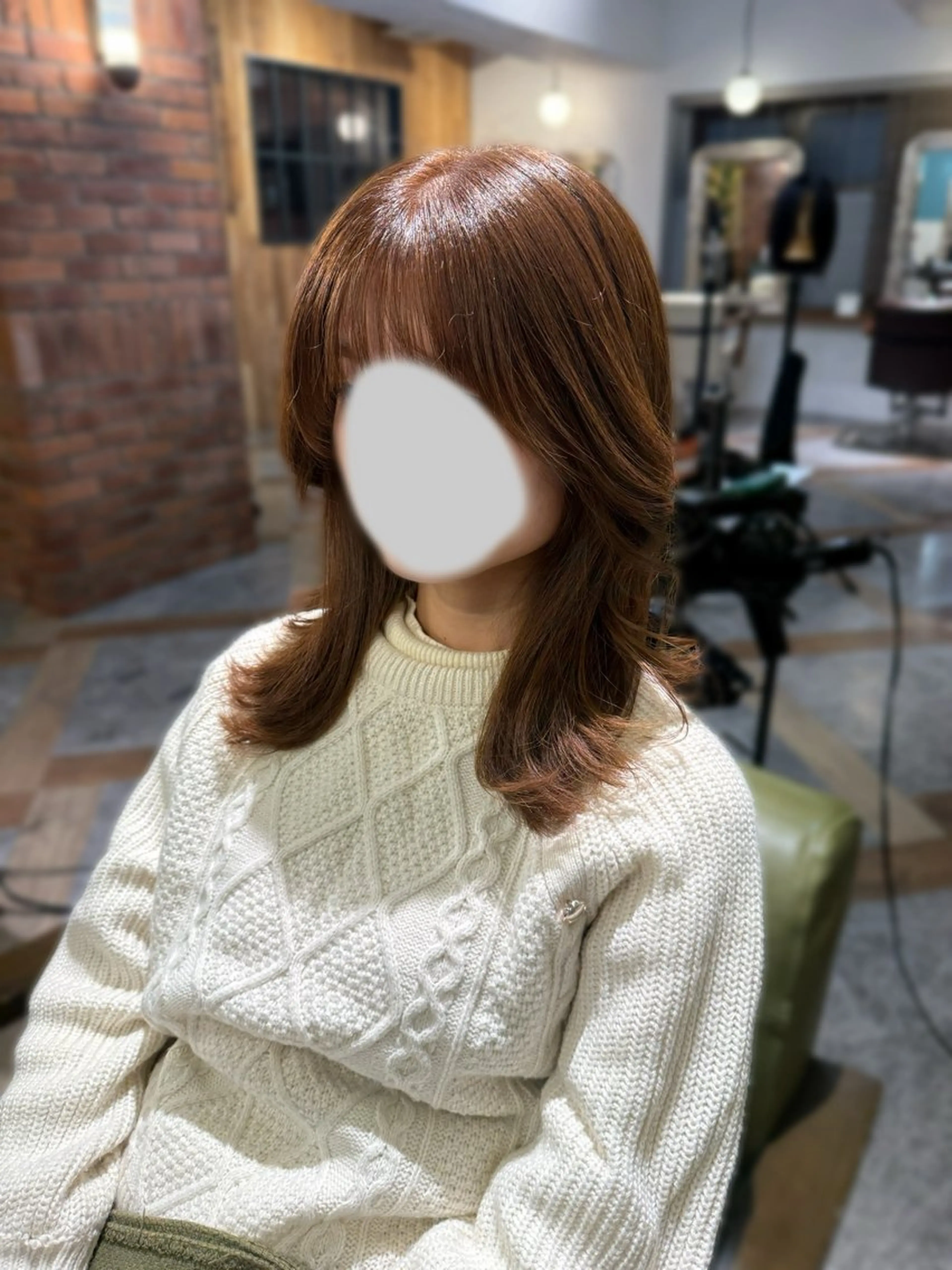 ミディアム Nanami 艶カラー✨のヘアスタイル