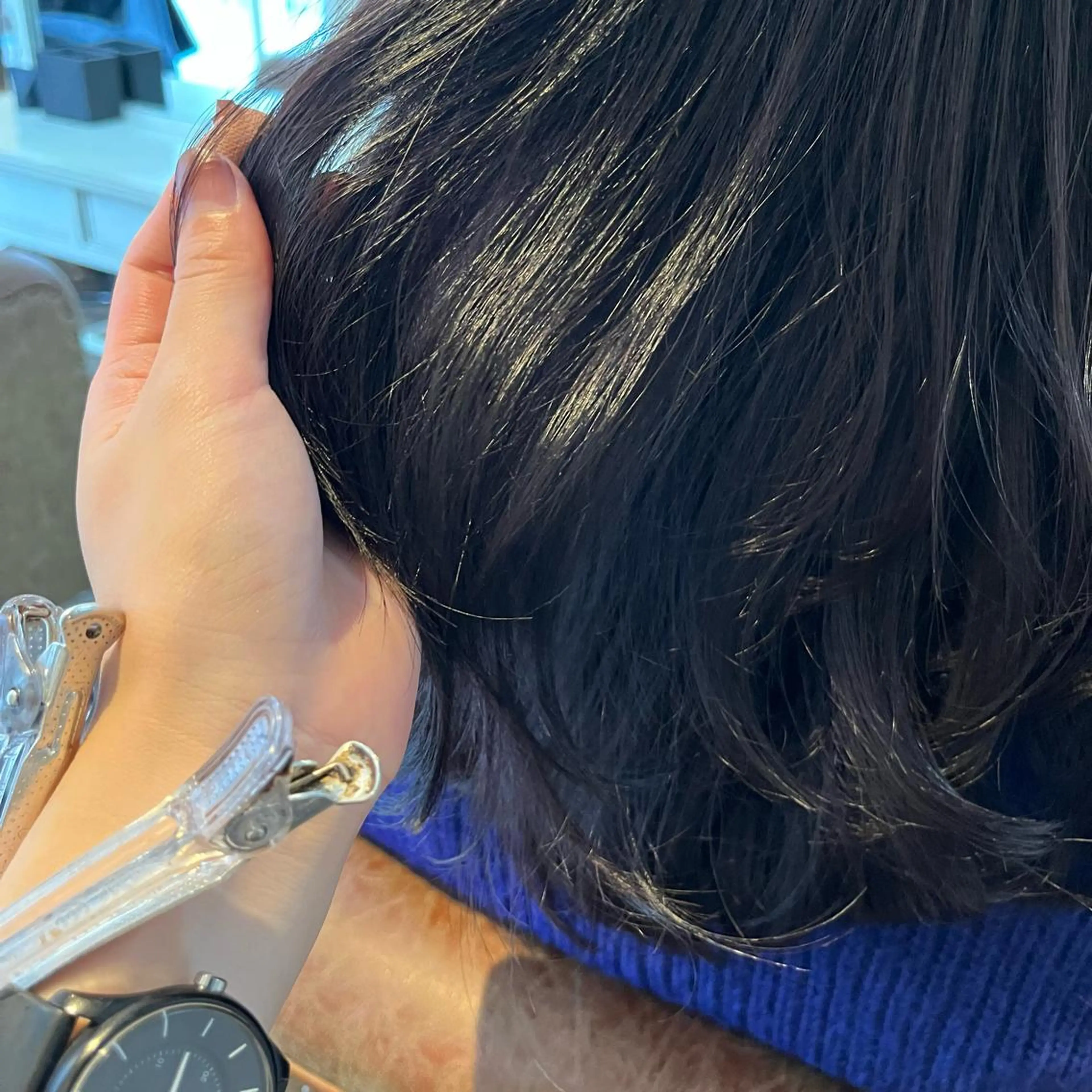 セミロング カラー 🌷L'oeuf 【ﾙﾌ】ホシカワ🌷のヘアスタイル