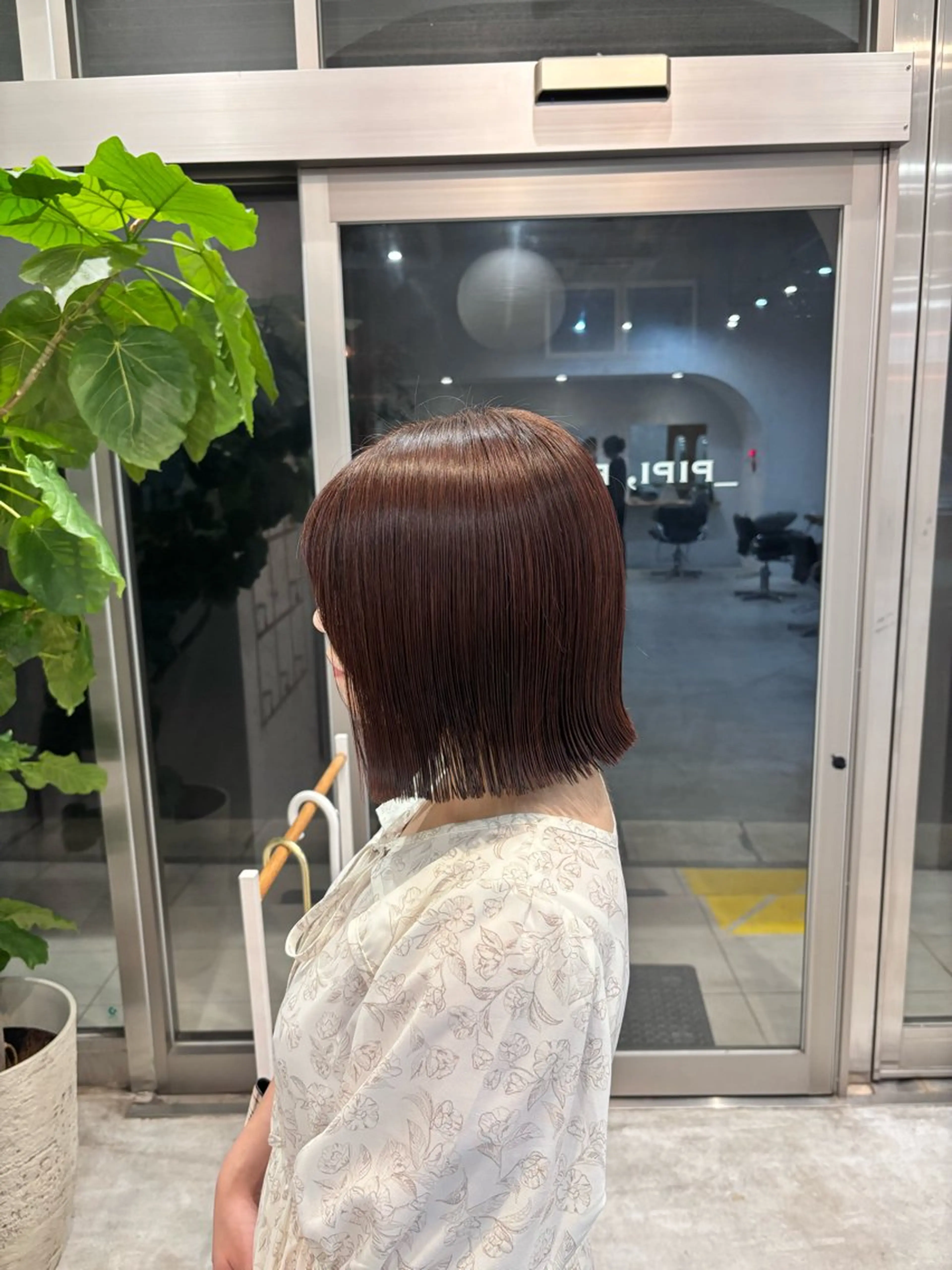 ショート 切りっぱなしボブ ボブ 千田 りんなのヘアスタイル