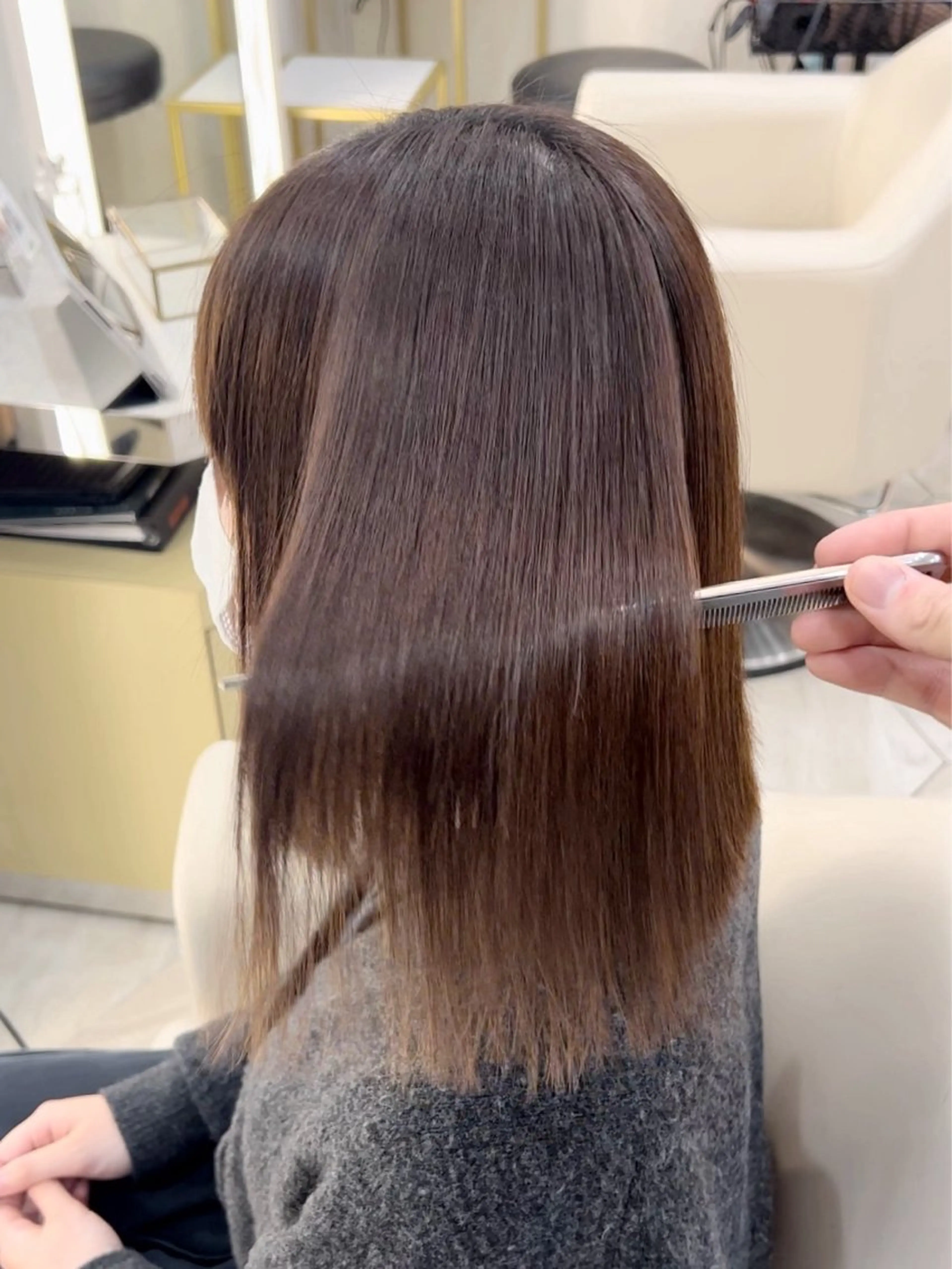 ミディアム パーマ 🌈髪質改善特化🌈 縮毛矯正/原口純平のヘアスタイル