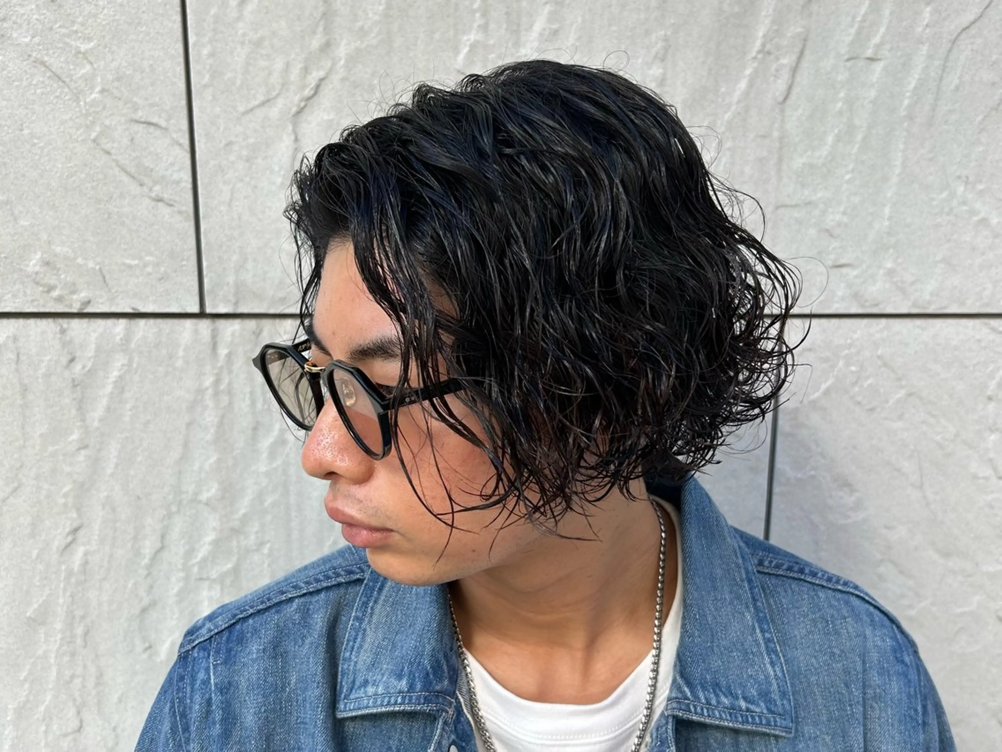 ショート カラー パーマ メンズ カット パーマ 🔥漢髪特化メンズ マネージャーYUKIのヘアスタイル