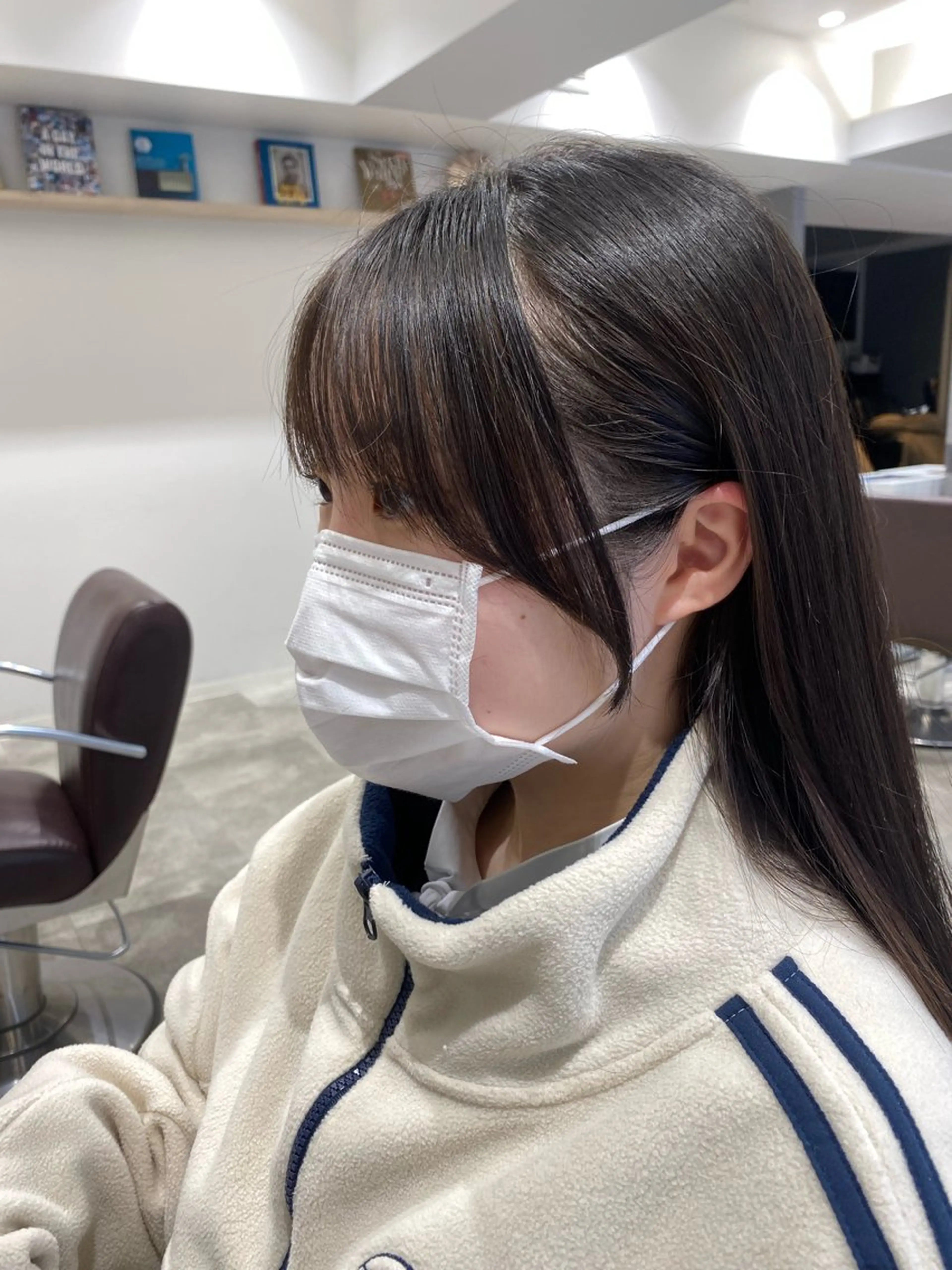 ロング 顔周りカット カット ゅぃ /韓国風/顔周りのヘアスタイル