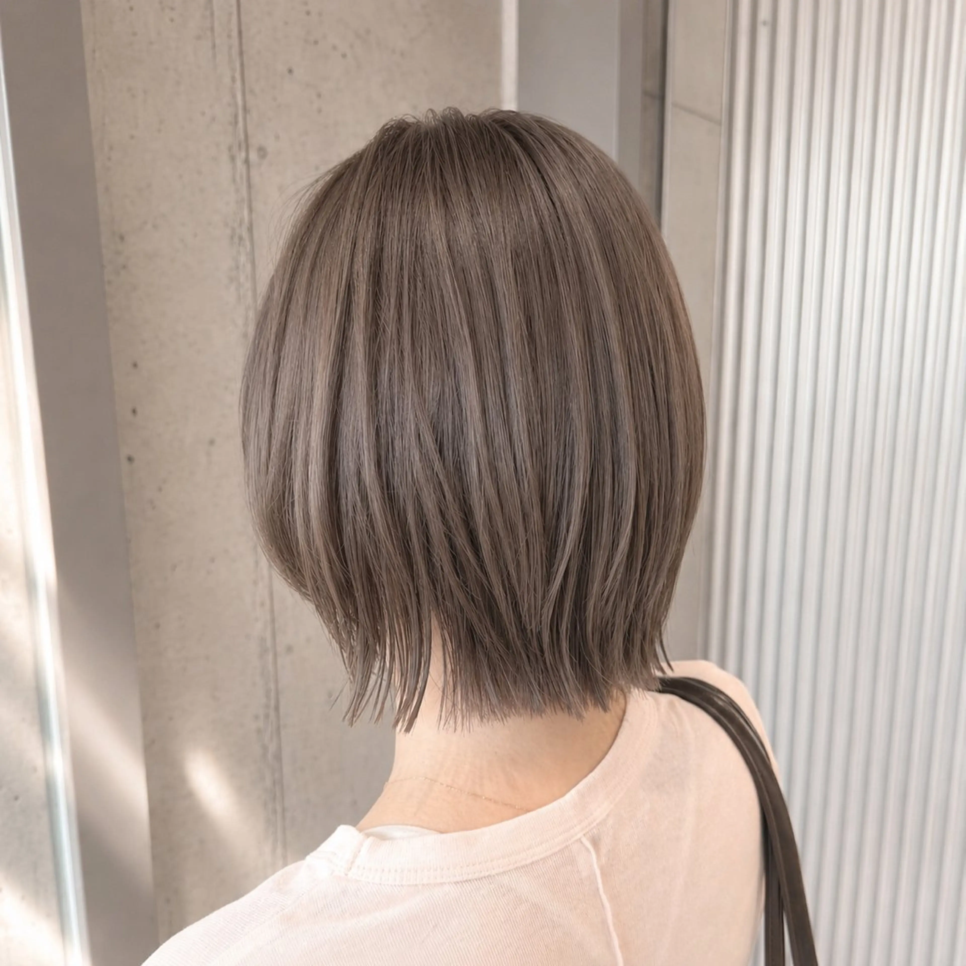 ミディアム カラー ヘアアレンジ カット ヘアカラー トリートメント ボブ×透明感カラー 特化・リクト💥のヘアスタイル