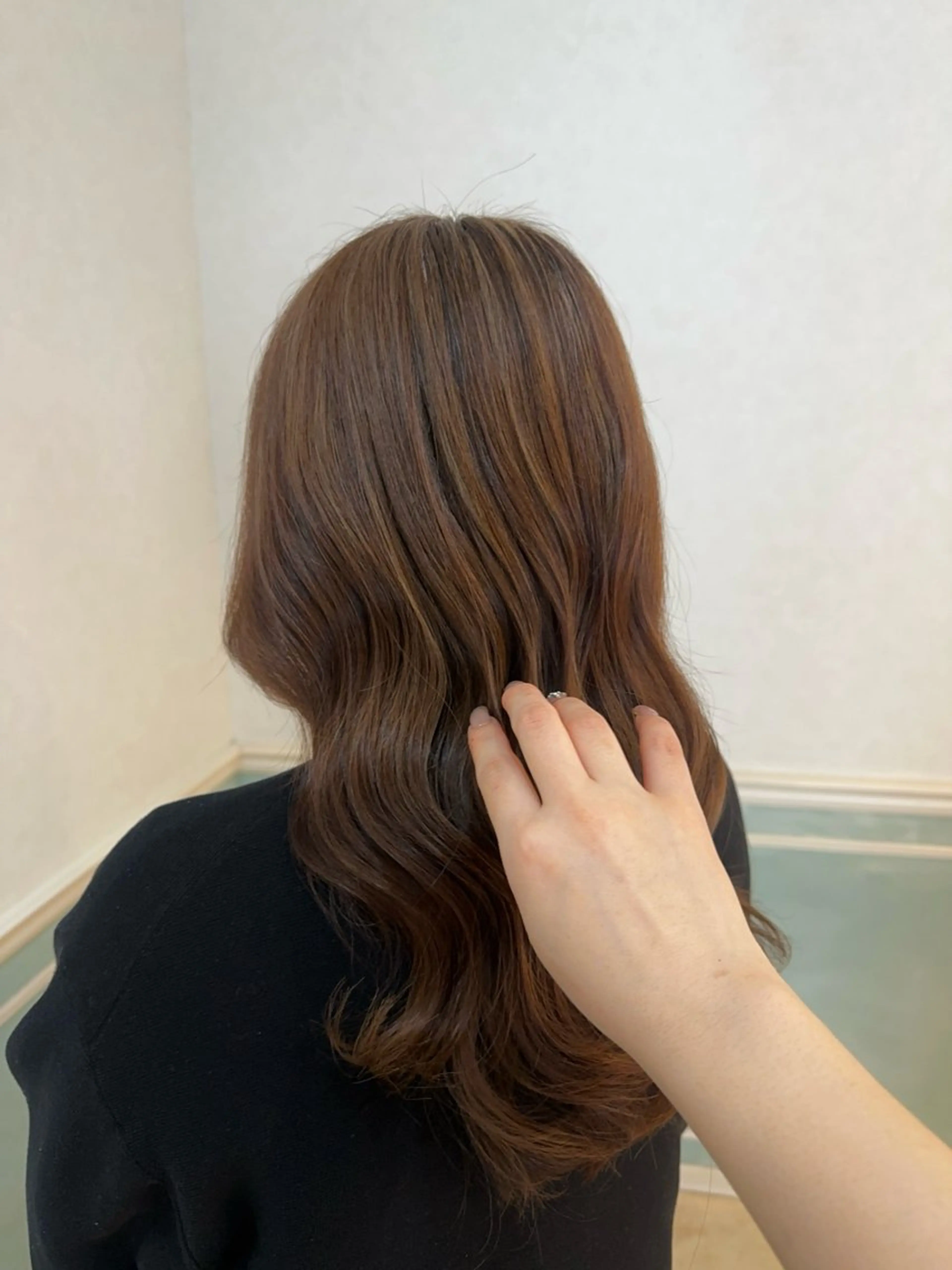 カラー 山口 珠莉のヘアスタイル