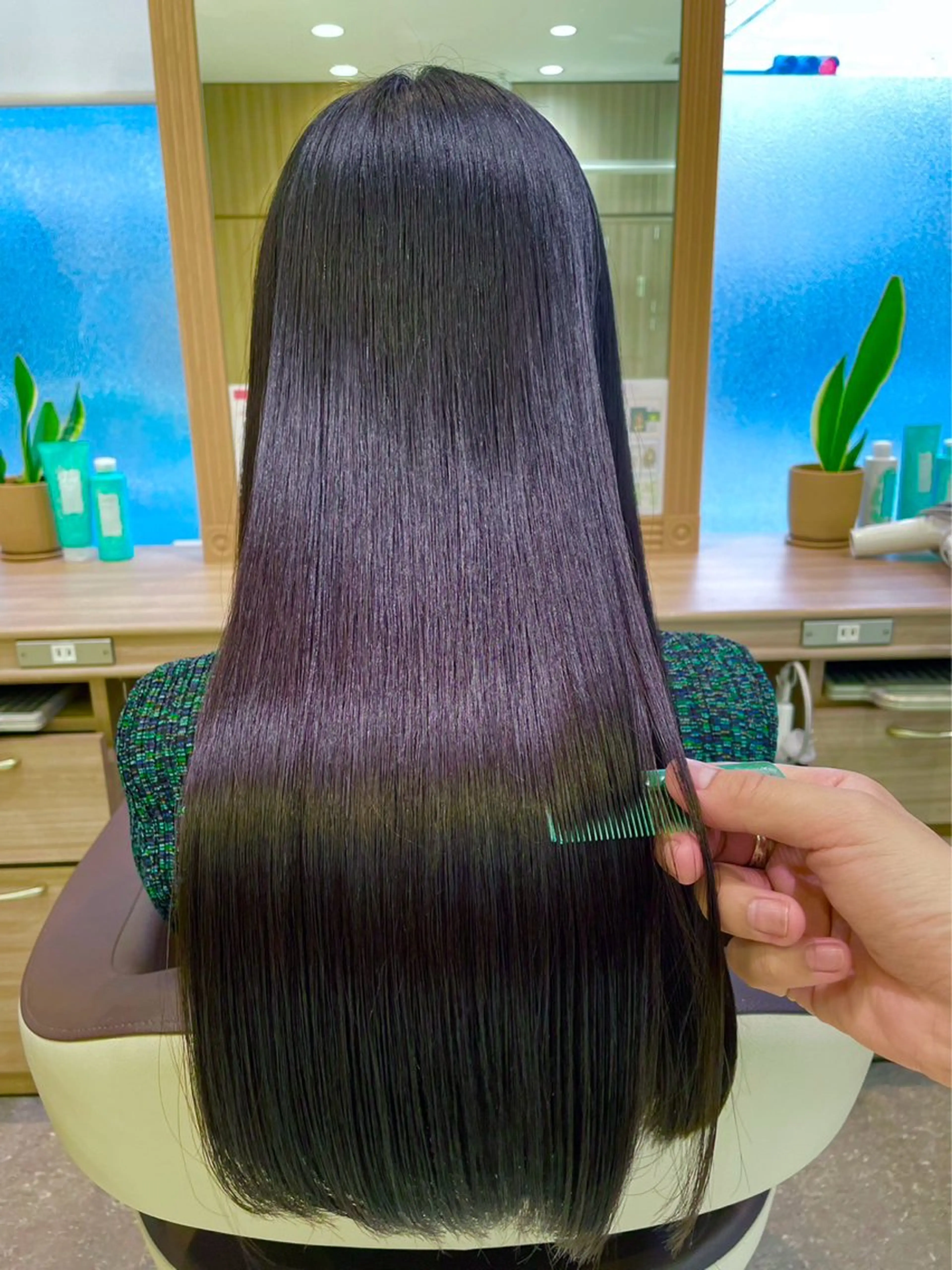 ロング 髪質改善・縮毛矯正 Taijuのヘアスタイル