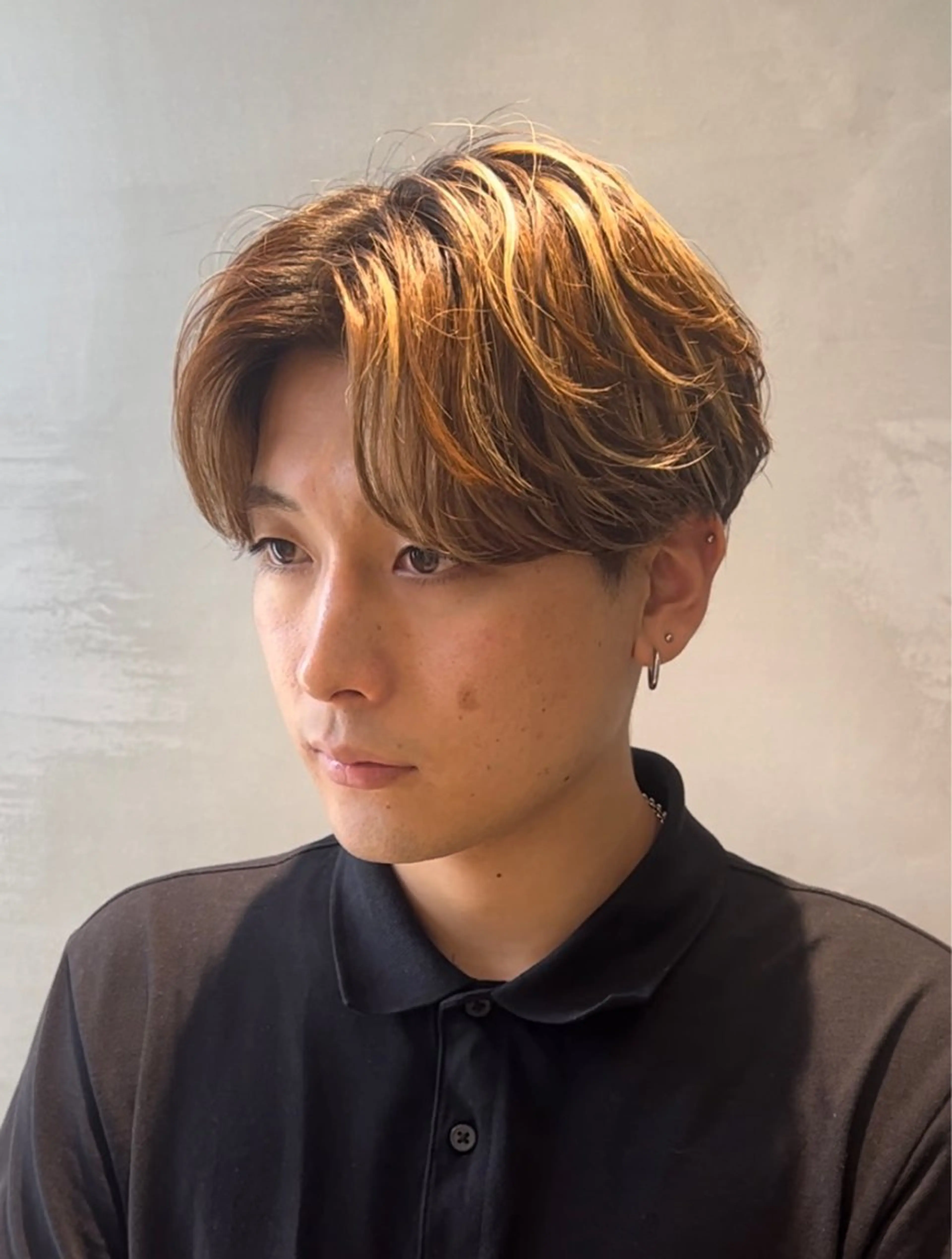 カラー メンズ メンズハイライト ハイライトカラー カット ヘアカラー トリートメント メンズ/韓国レイヤー /縮毛矯正/📍爽太のヘアスタイル