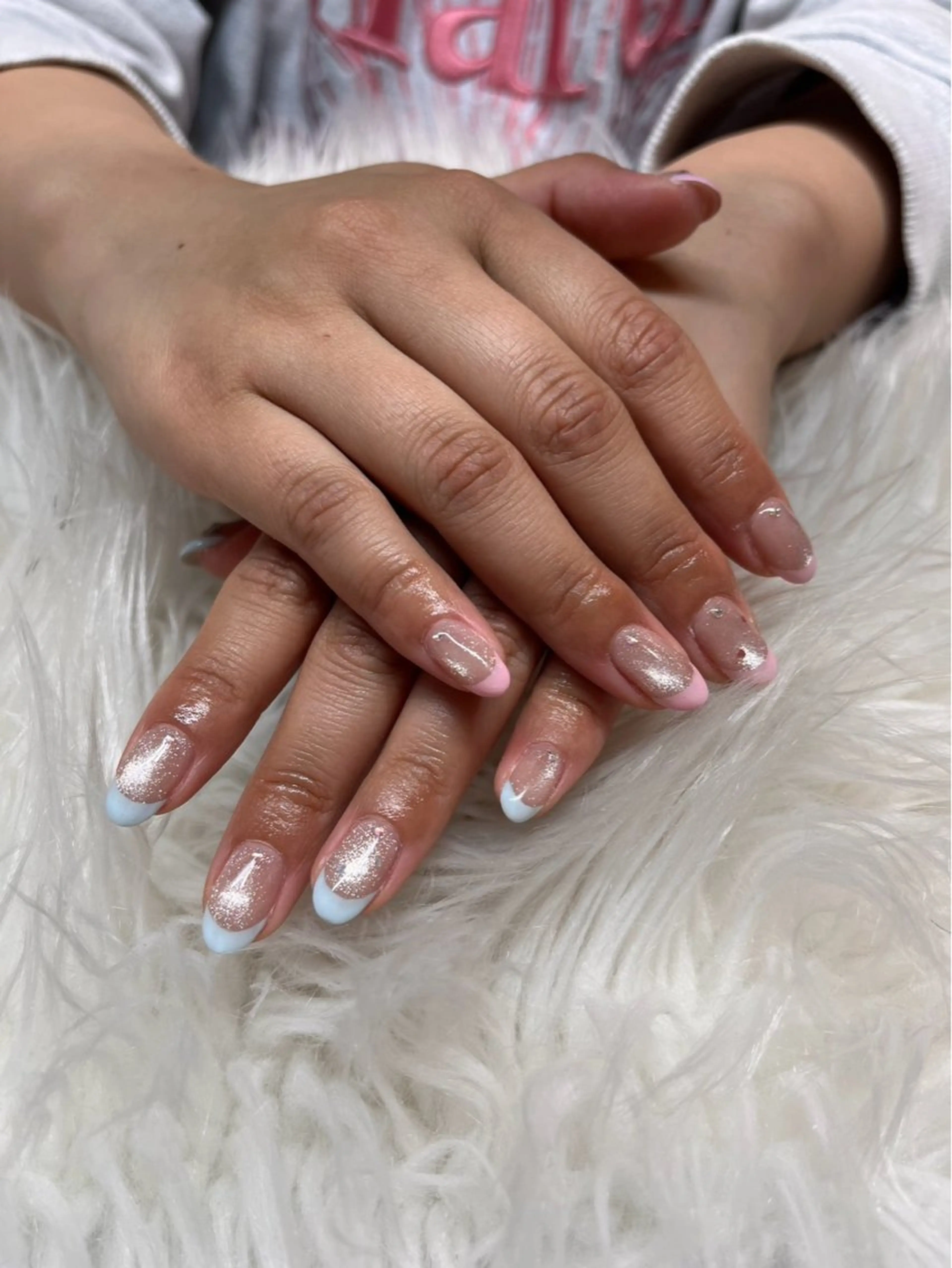 ネイル フレンチネイル ハンドネイル LIBELLE福島 CHIRIKOのネイルデザイン