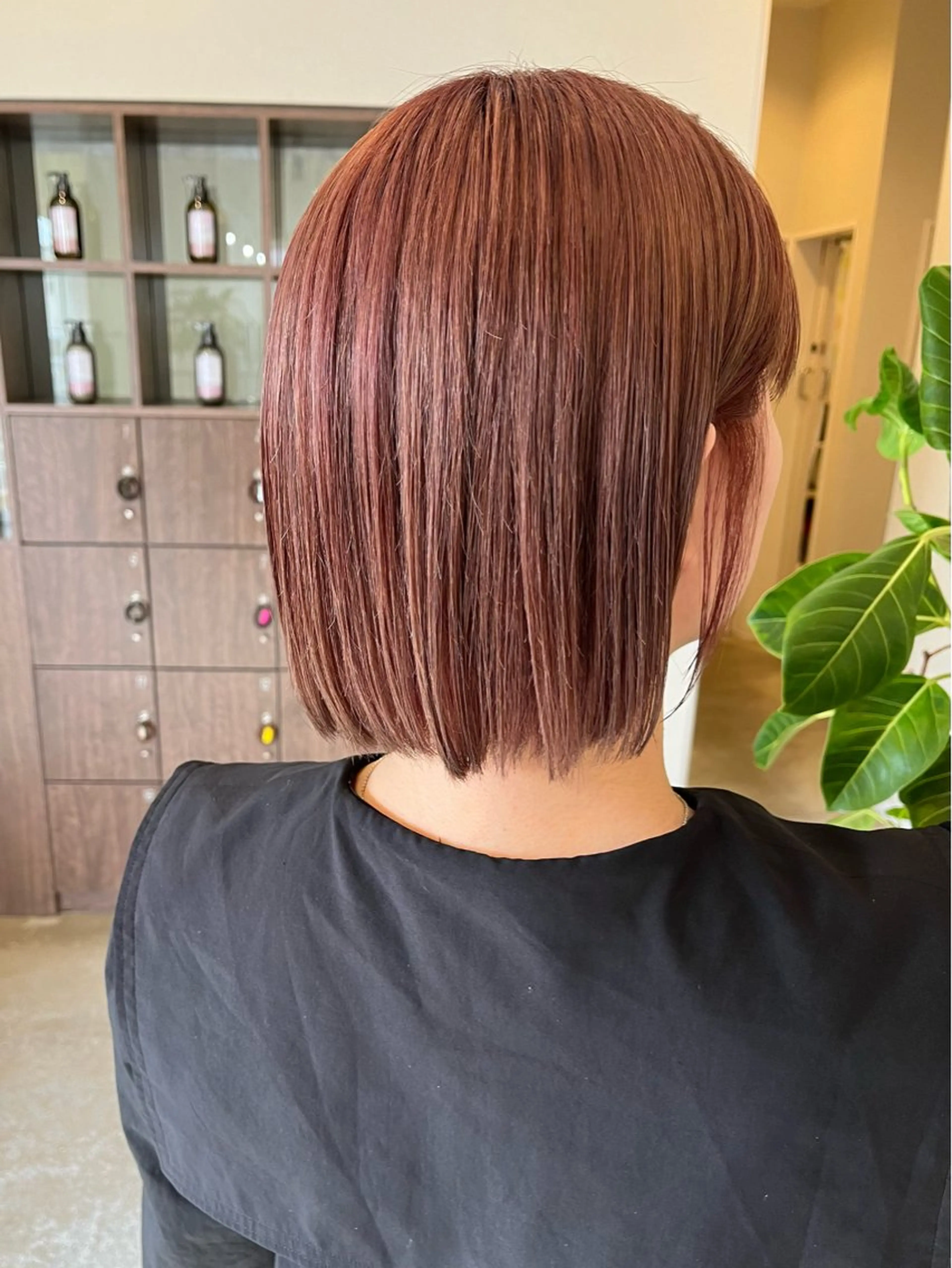 ミディアム カラー カット ヘアカラー トリートメント HAIR E.S所属・ブリーチ⏳艶カラー Natsukiのヘアスタイル