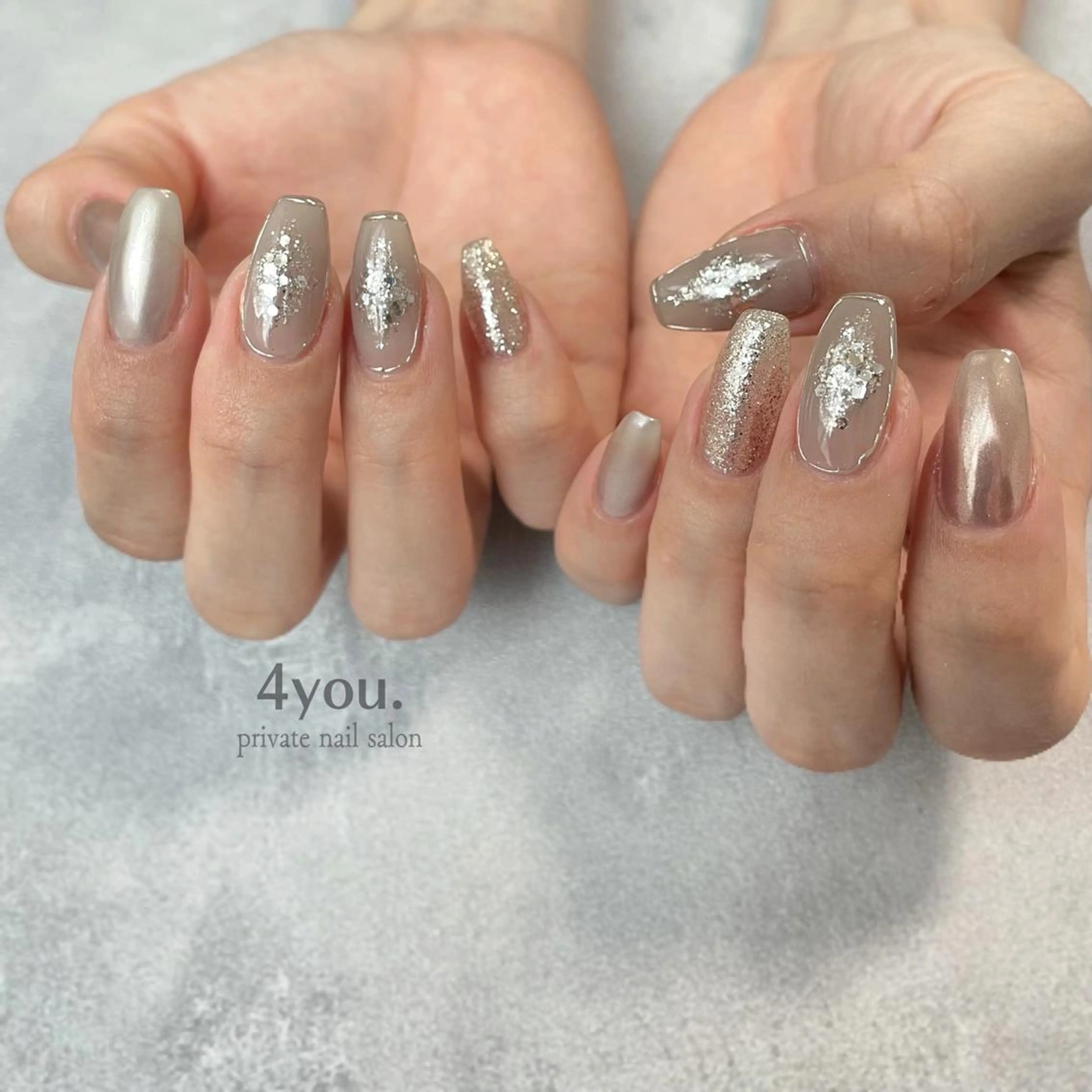ネイル nail salon ４ｙｏｕ．のネイルデザイン
