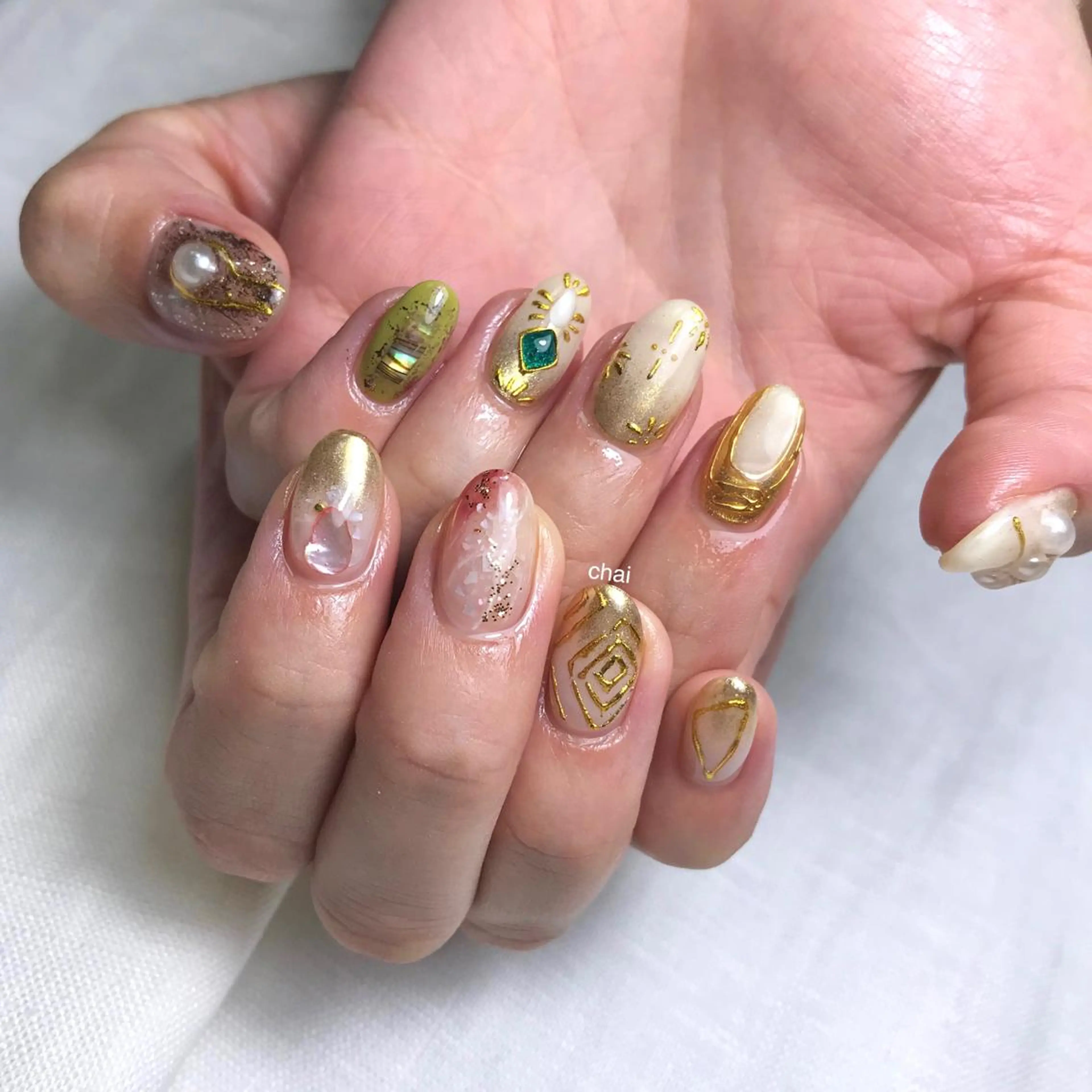 ネイル ハンドネイル 💅chainail _aiのネイルデザイン