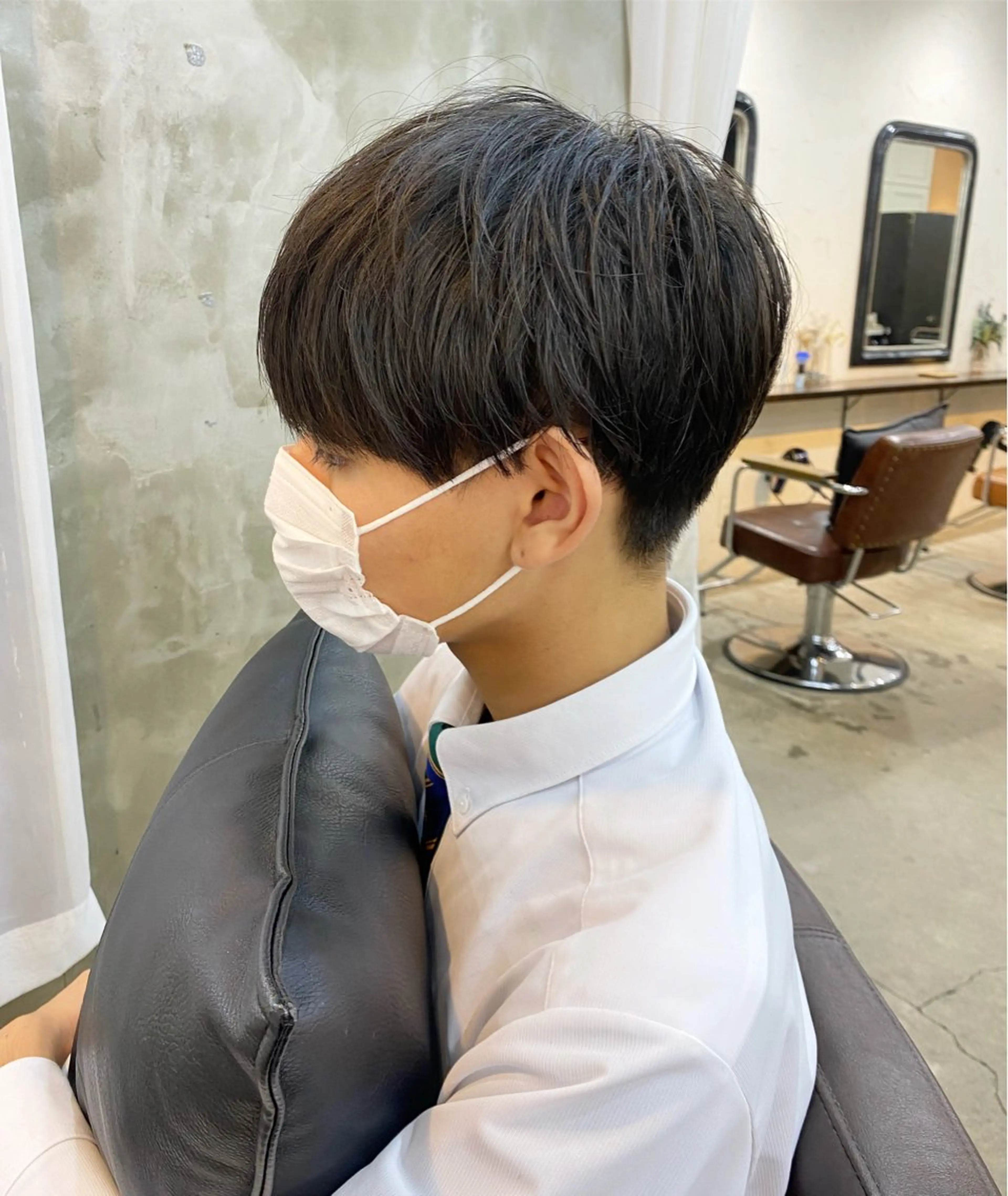 ショート メンズ マッシュ 刈り上げ 志賀 あずみのヘアスタイル