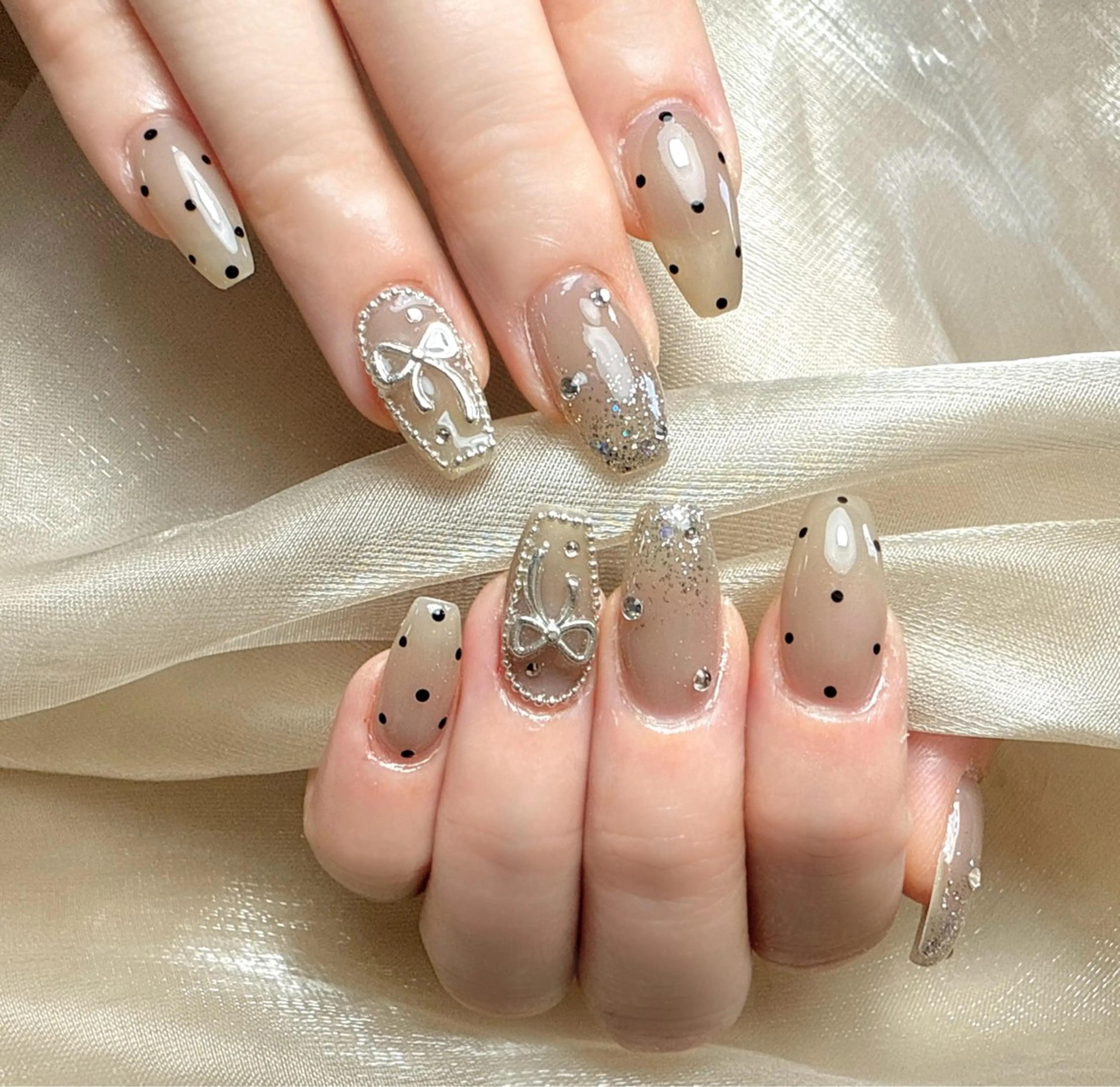 🎀人気No.1持ち込みデザイン90分コース/パーツ付け放題【ジェルオフ無料ケア込み】の写真