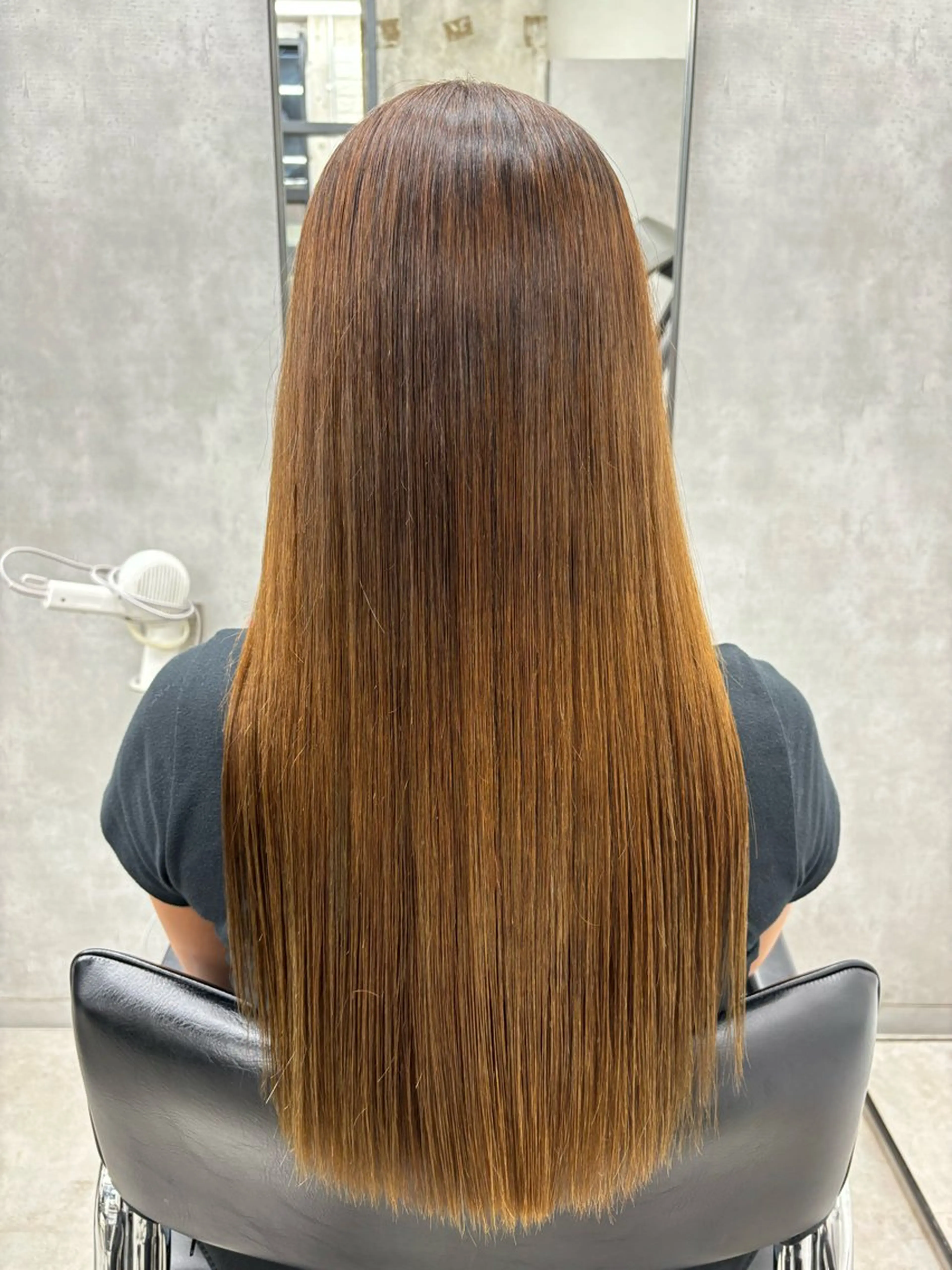 ロング カラー 髪質改善 縮毛矯正 トリートメント すぐ巻ける縮毛矯正 🍀勝倉　麗のヘアスタイル