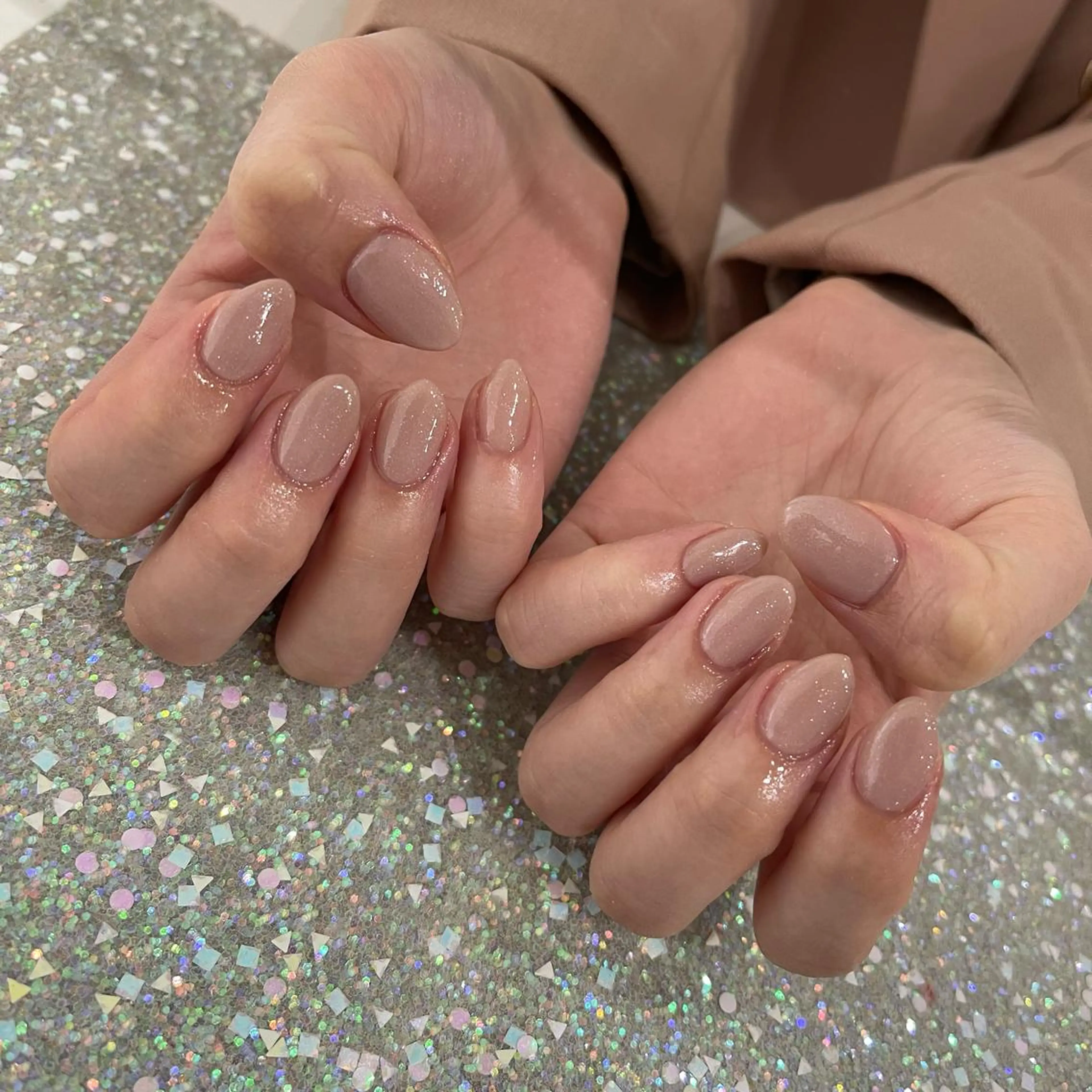 ネイル ワンカラーネイル Wish Nail 恒川のネイルデザイン