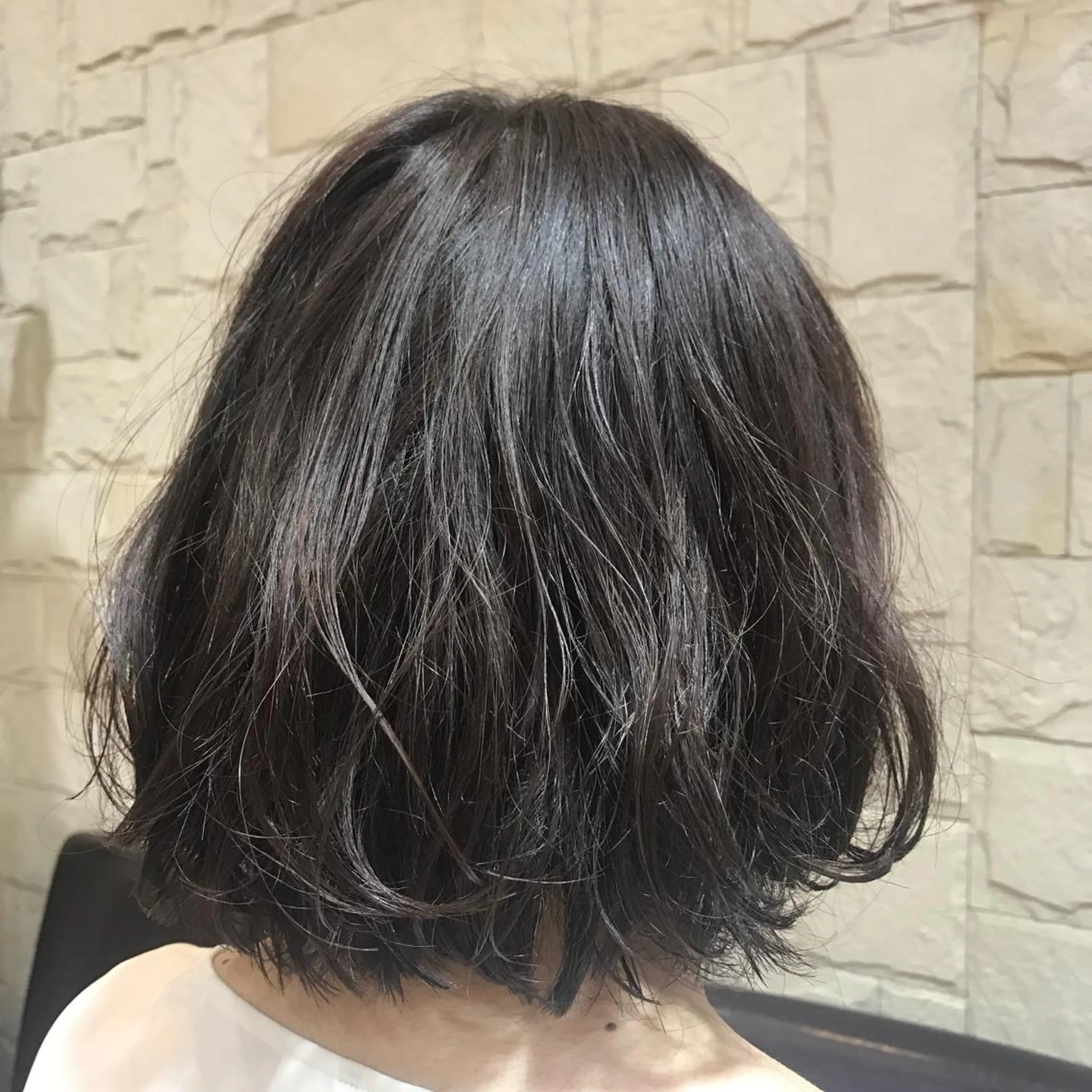 ミディアム カラー パーマ アッシュ ピンクカラー ピンクアッシュ シアーピンク Lall  You 大阪所属・🥛洒落髪小顔cut なら龍崎🥛のヘアスタイル