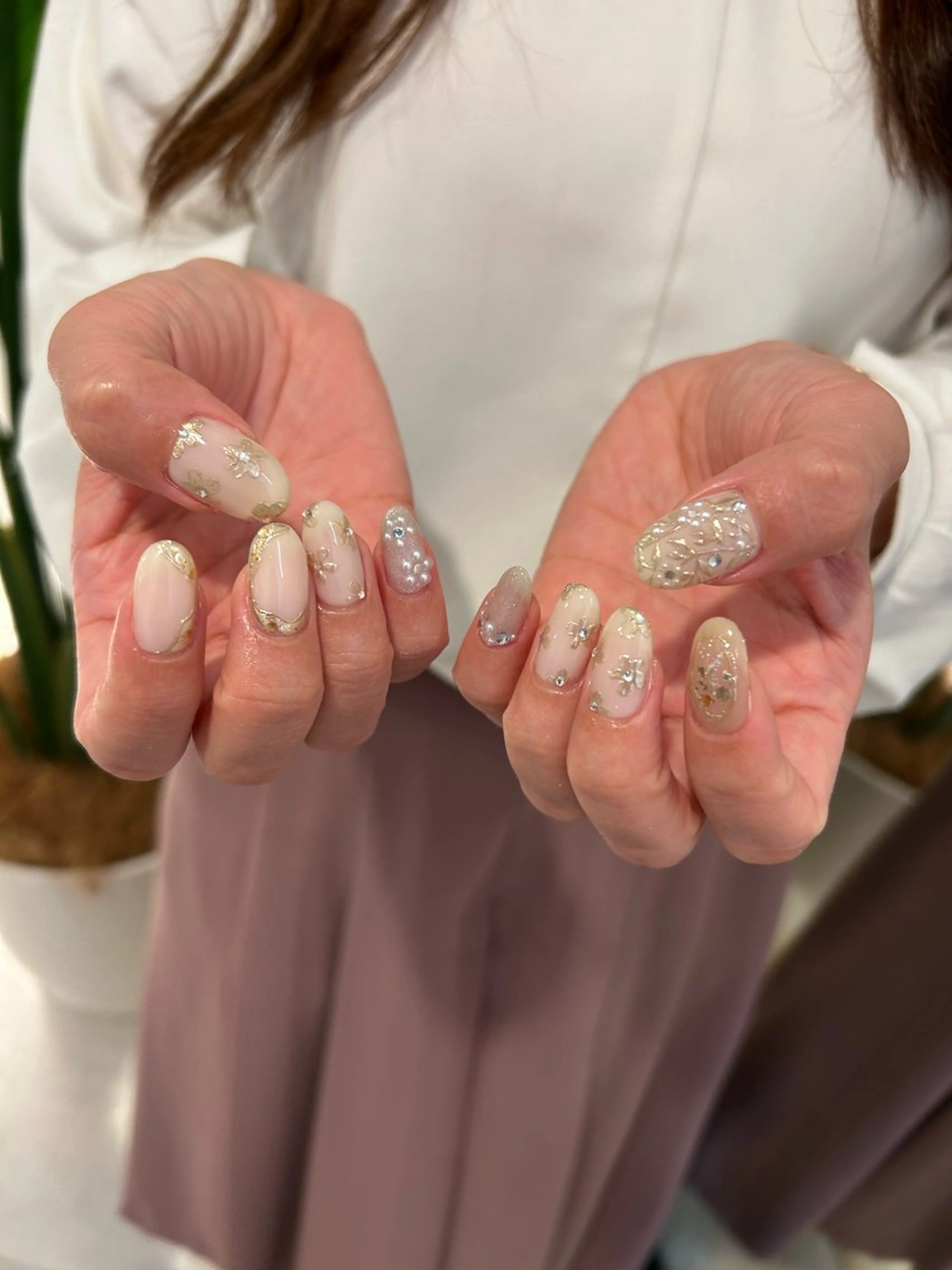 ネイル ハンドネイル repos yoshitomeのネイルデザイン