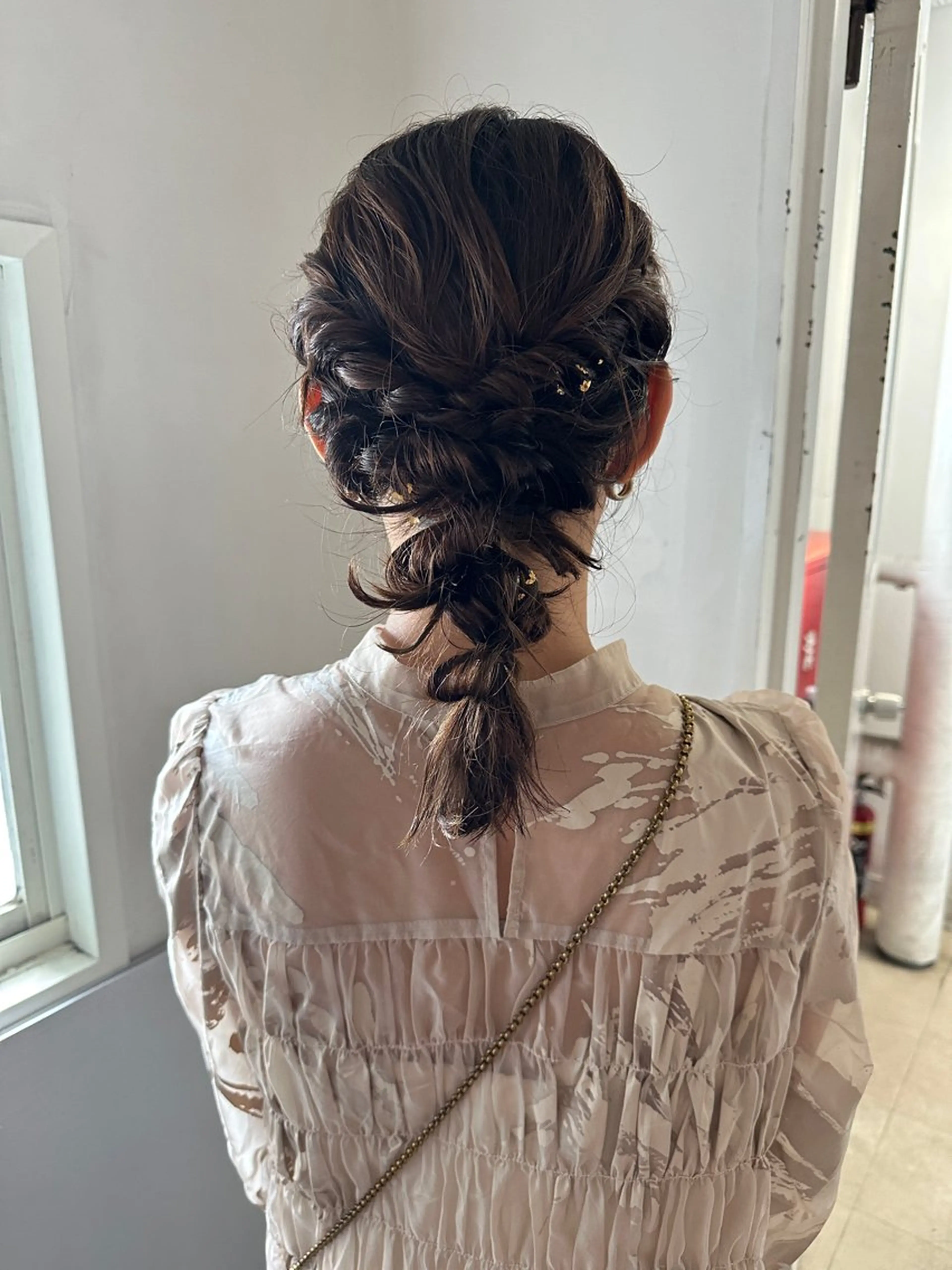 セミロング 宮﨑 あかねのヘアスタイル