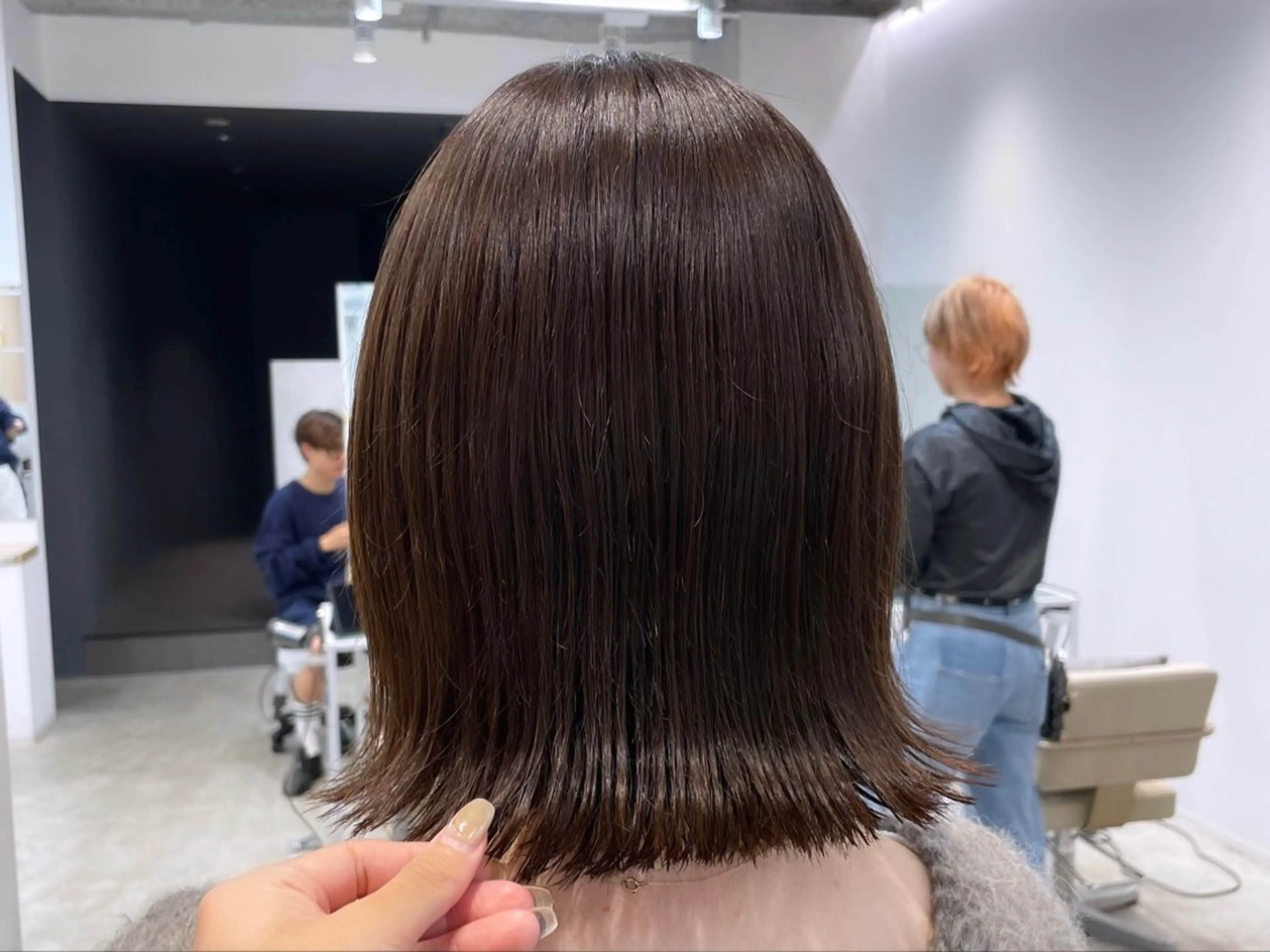 ショート ボブ 似合わせカット 外ハネヘア レイヤーカット Kinoのヘアスタイル