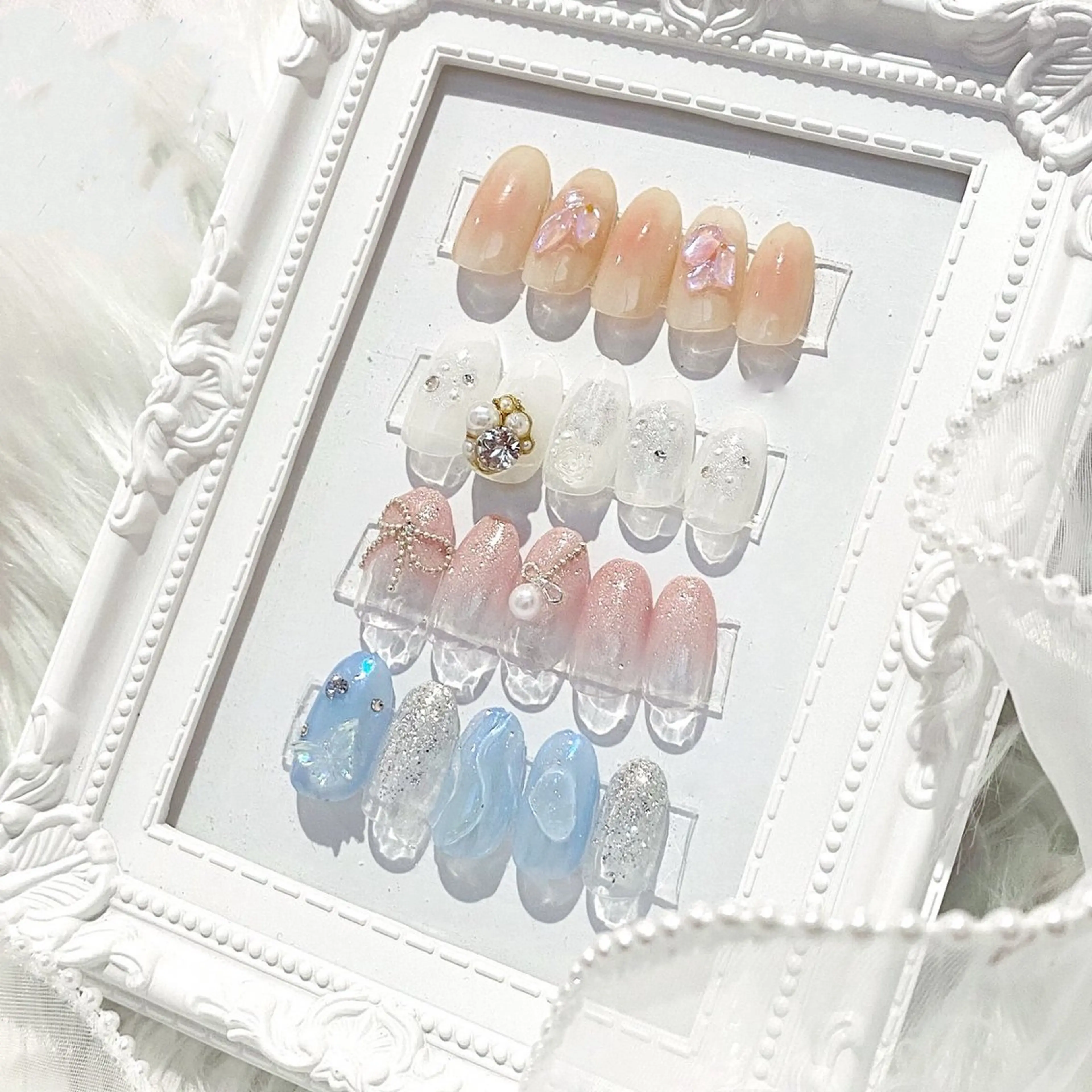 ネイル ハンドネイル ハンドケア Macherie Rose Jrのネイルデザイン