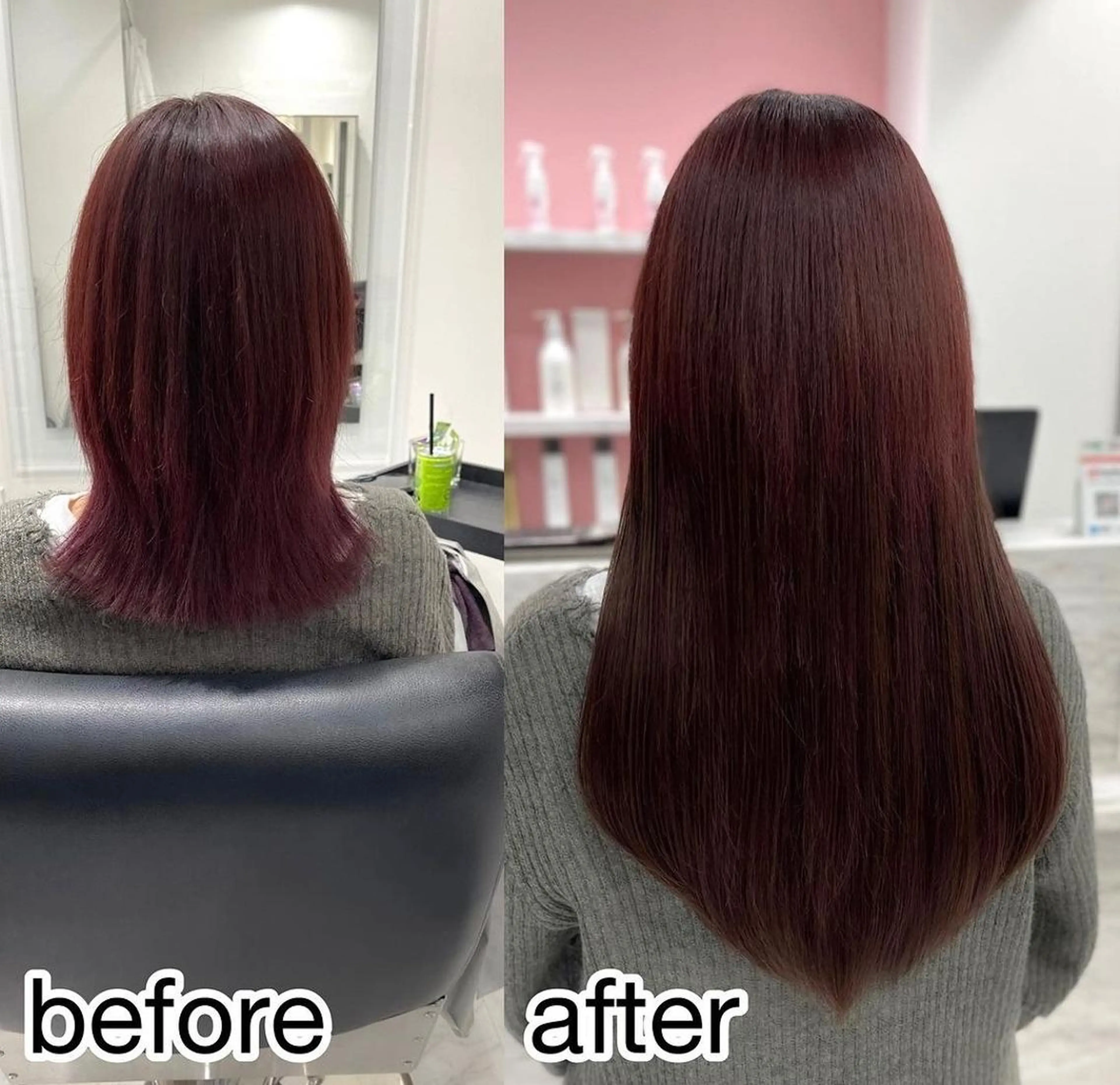 カラー ロング 桃屋 桃屋のヘアスタイル