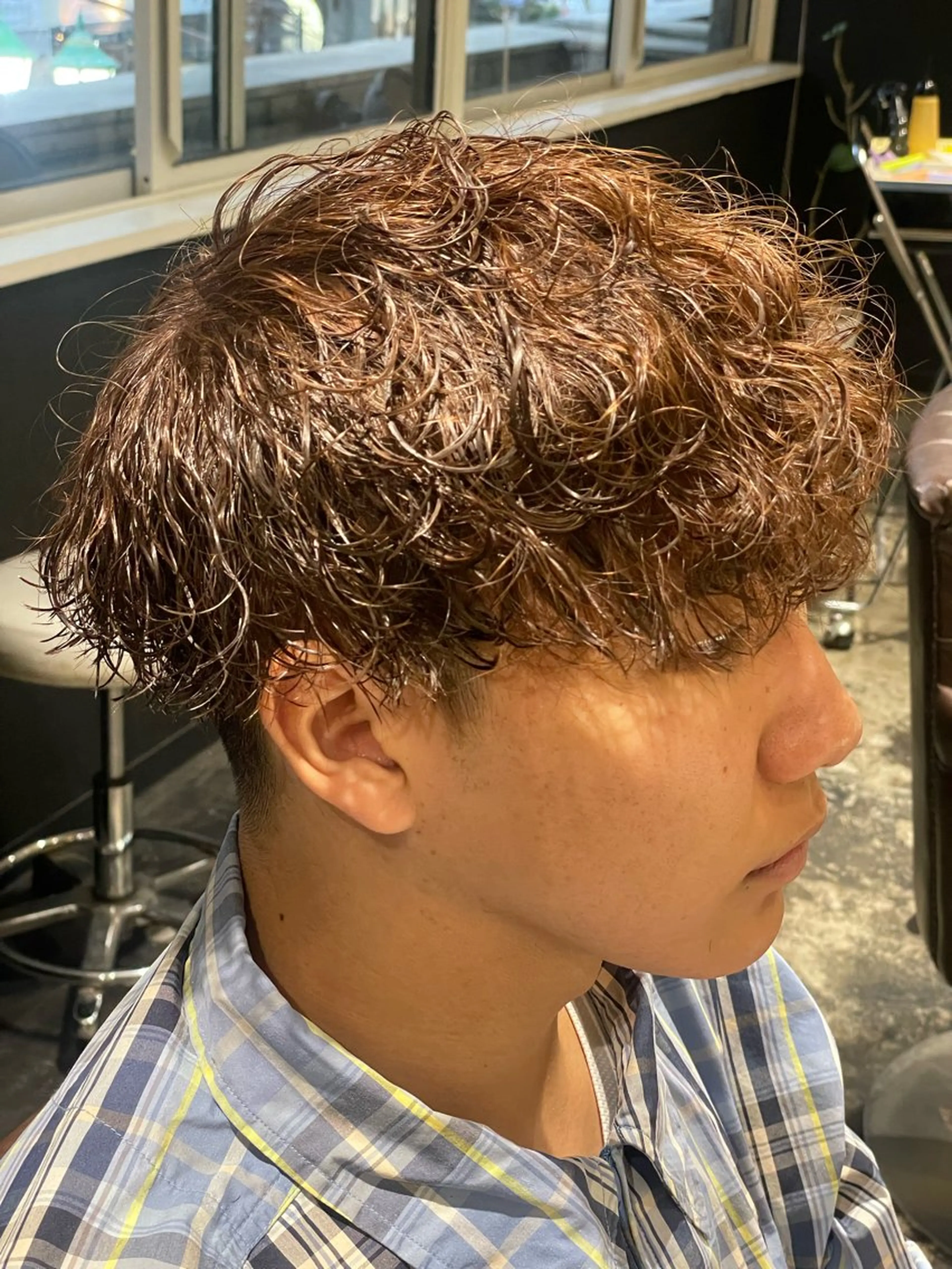 パーマ メンズ カット パーマ 💈メンズ職人 ルキト💈のヘアスタイル